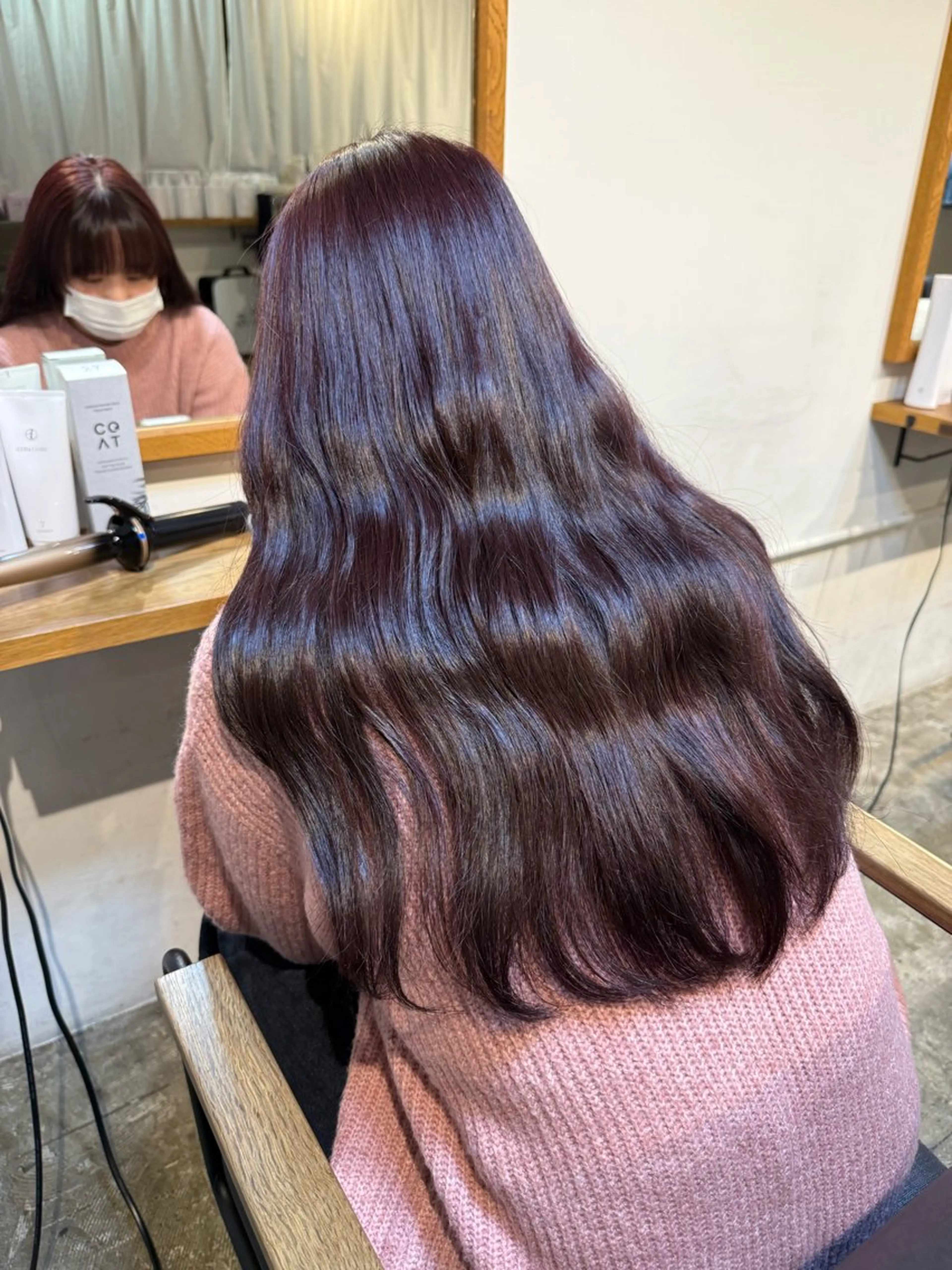 カラー ラベンダーカラー ピンクカラー ピンクラベンダー ヘアカラー knock烏丸御池 Nodoka🎧のヘアスタイル