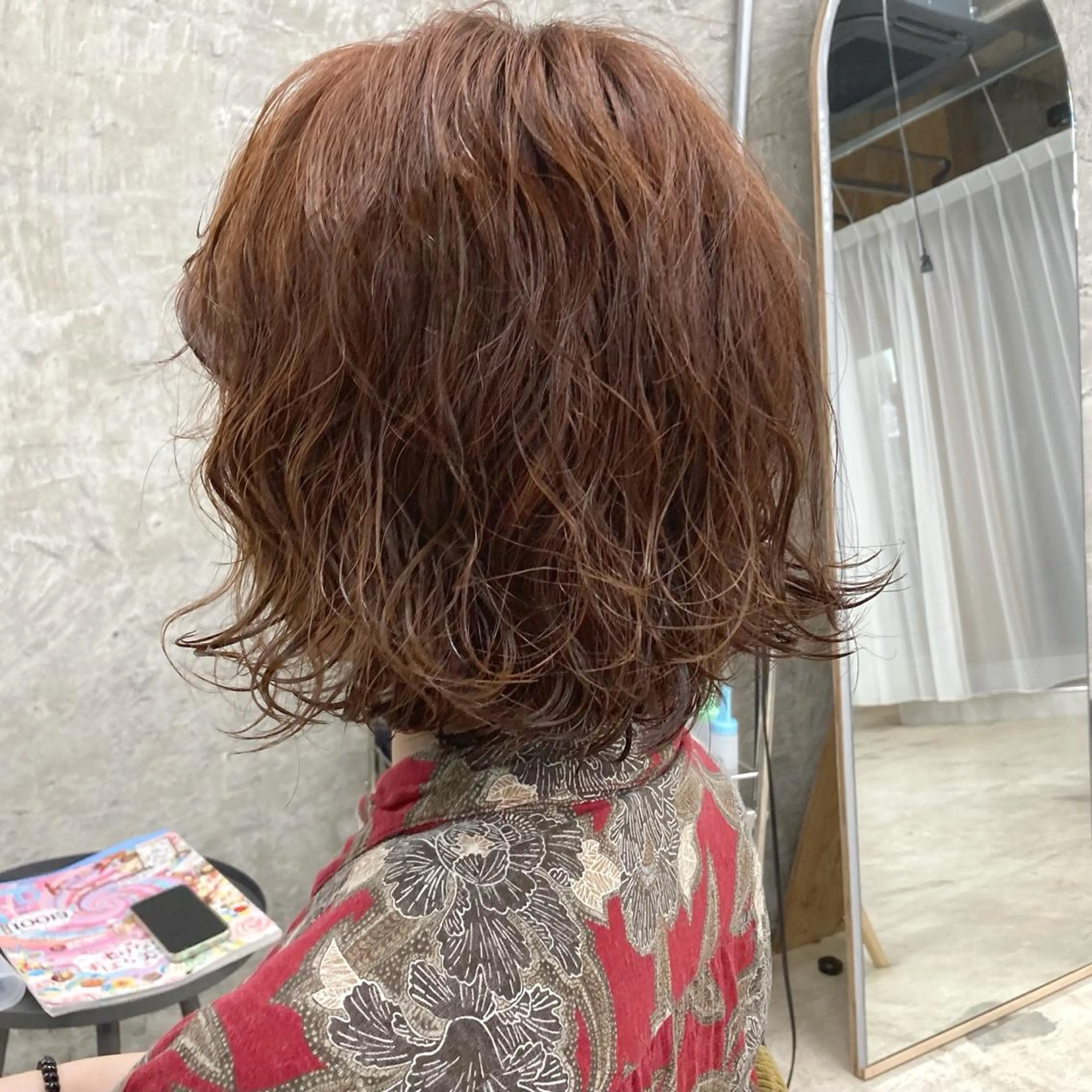 ショート パーマ 🟢ウルフ/スパイラ ルパーマ/大西🟢のヘアスタイル