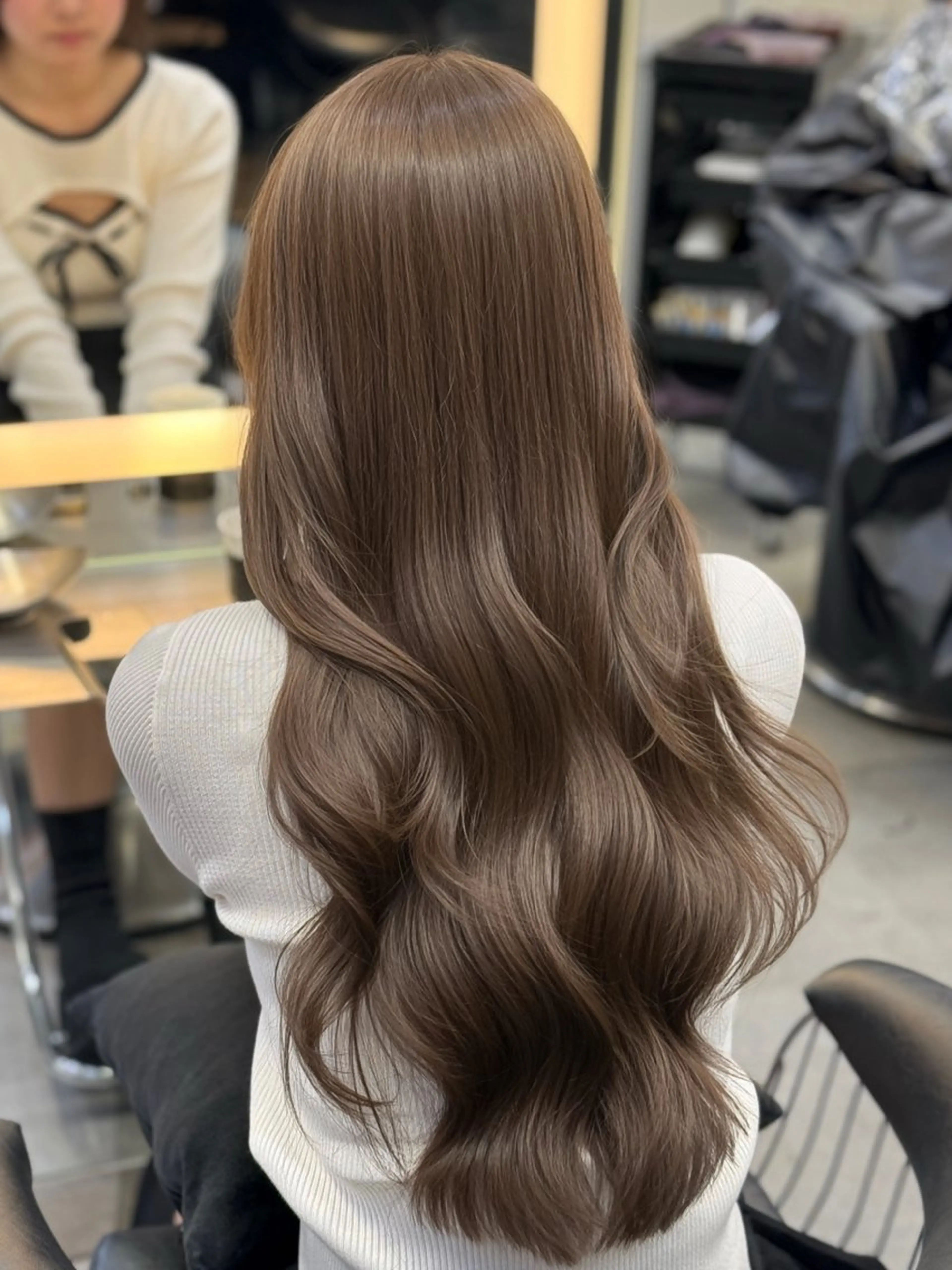 ロング カラー カット ヘアカラー トリートメント 韓国レイヤー× 艶髪 池袋/ハナ🌷のヘアスタイル