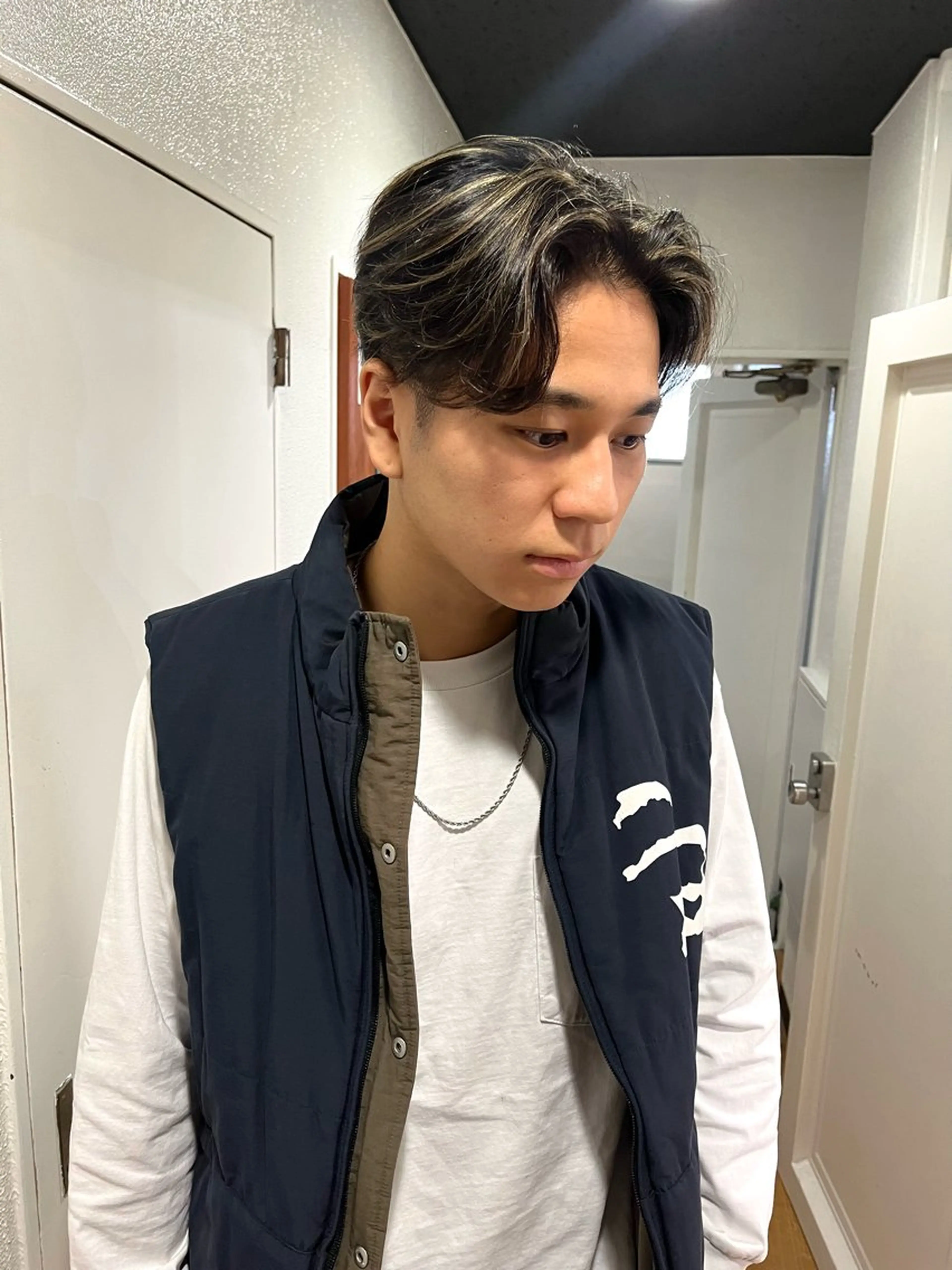 ショート カラー パーマ ヘアアレンジ メンズ ヘアカラー トリートメント 💎髪質改善特化💎 RUITOのヘアスタイル