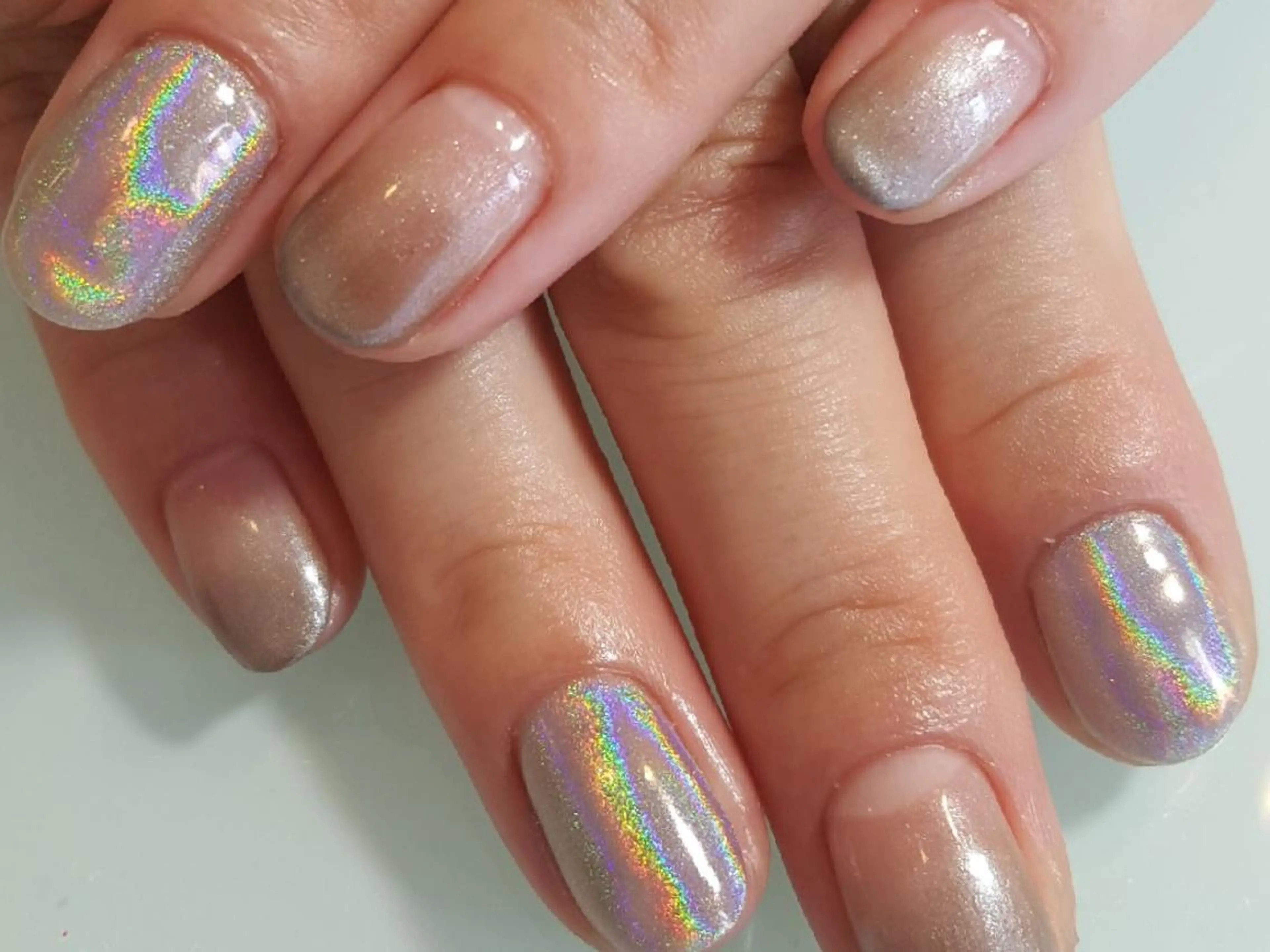 ネイル ミラーネイル 人気エリア💖完全個室【ルリエ】所属・ネイルサロン Lelienルリエのネイルデザイン