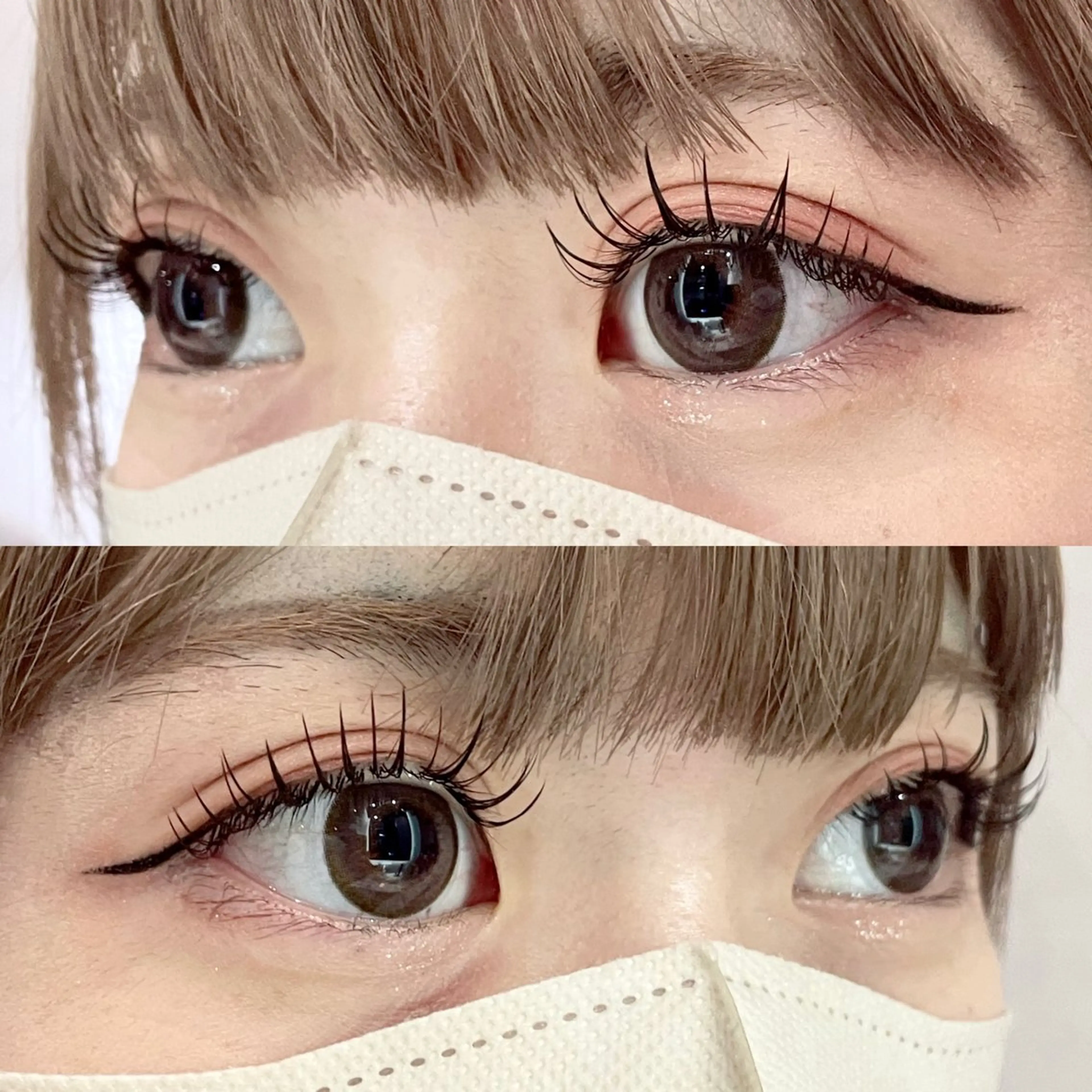 フラットラッシュ上つけ放題！オフ・束感仕上げ！！🩵J/C/Dカールご用意🤍の写真