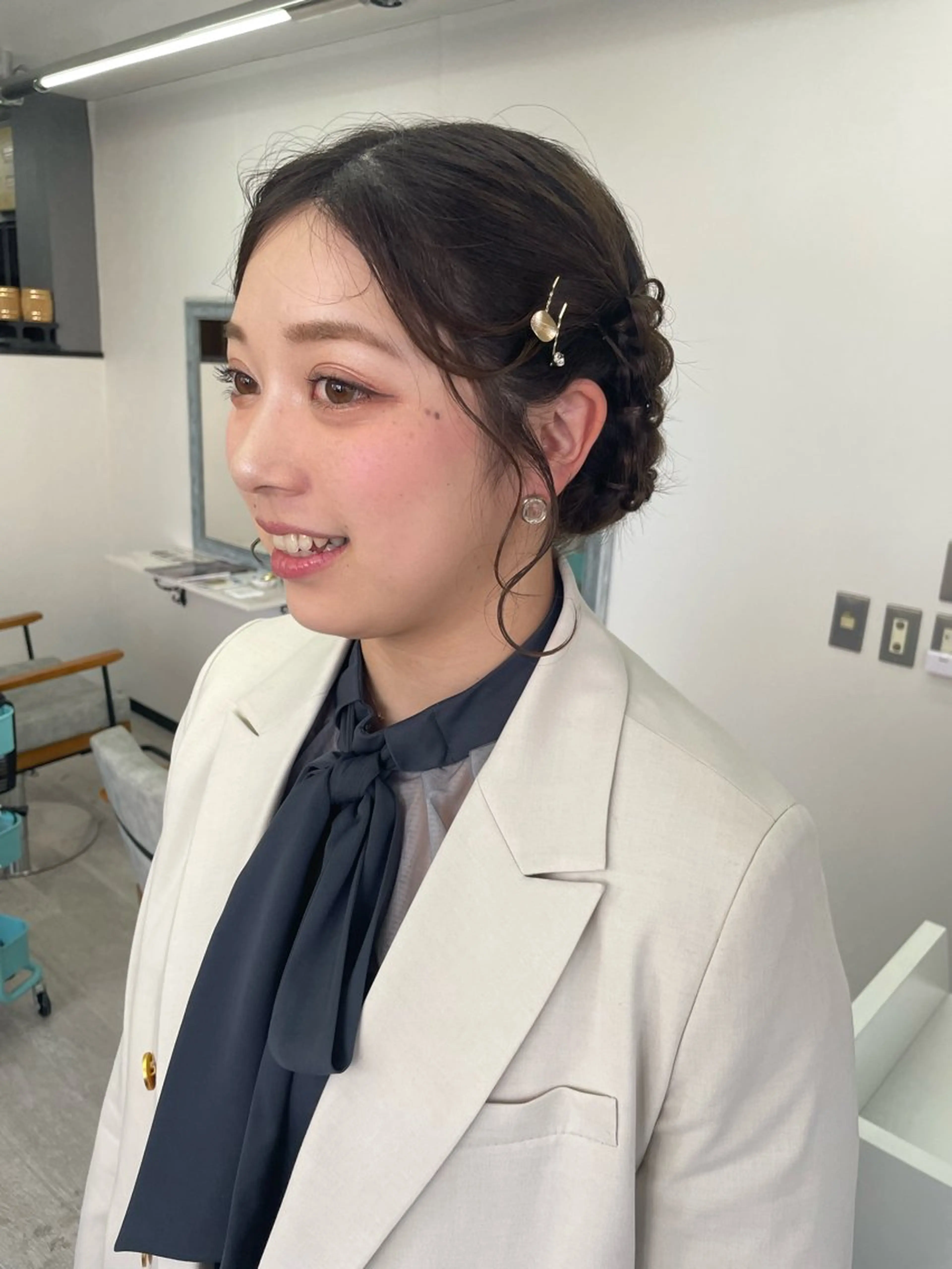 ヘアアレンジ オノ アカネのヘアスタイル