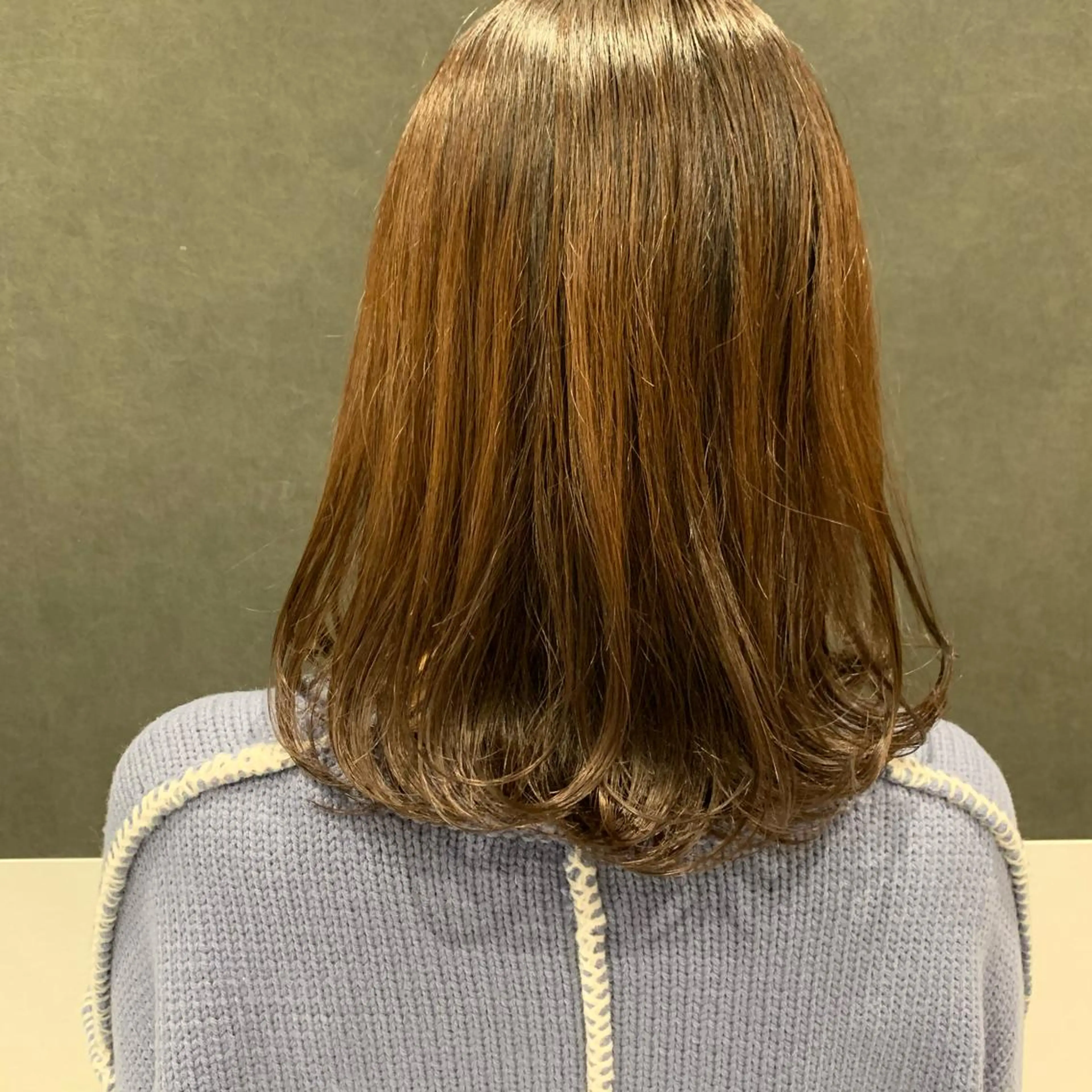 ミディアム 縮毛矯正/髪質改善/ 石橋代智のヘアスタイル