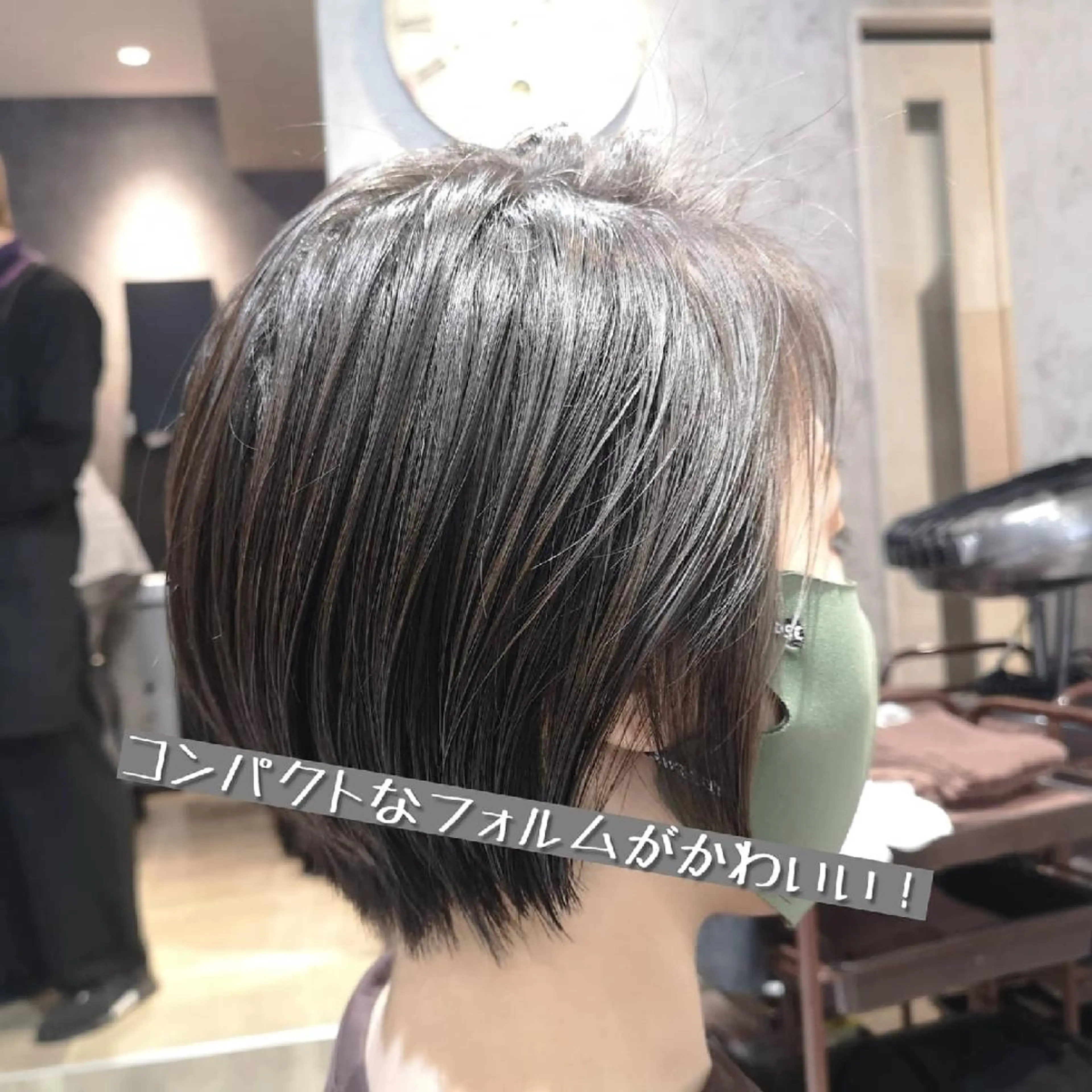 ショート 縮毛矯正✨️レイヤー クボタリョウのヘアスタイル