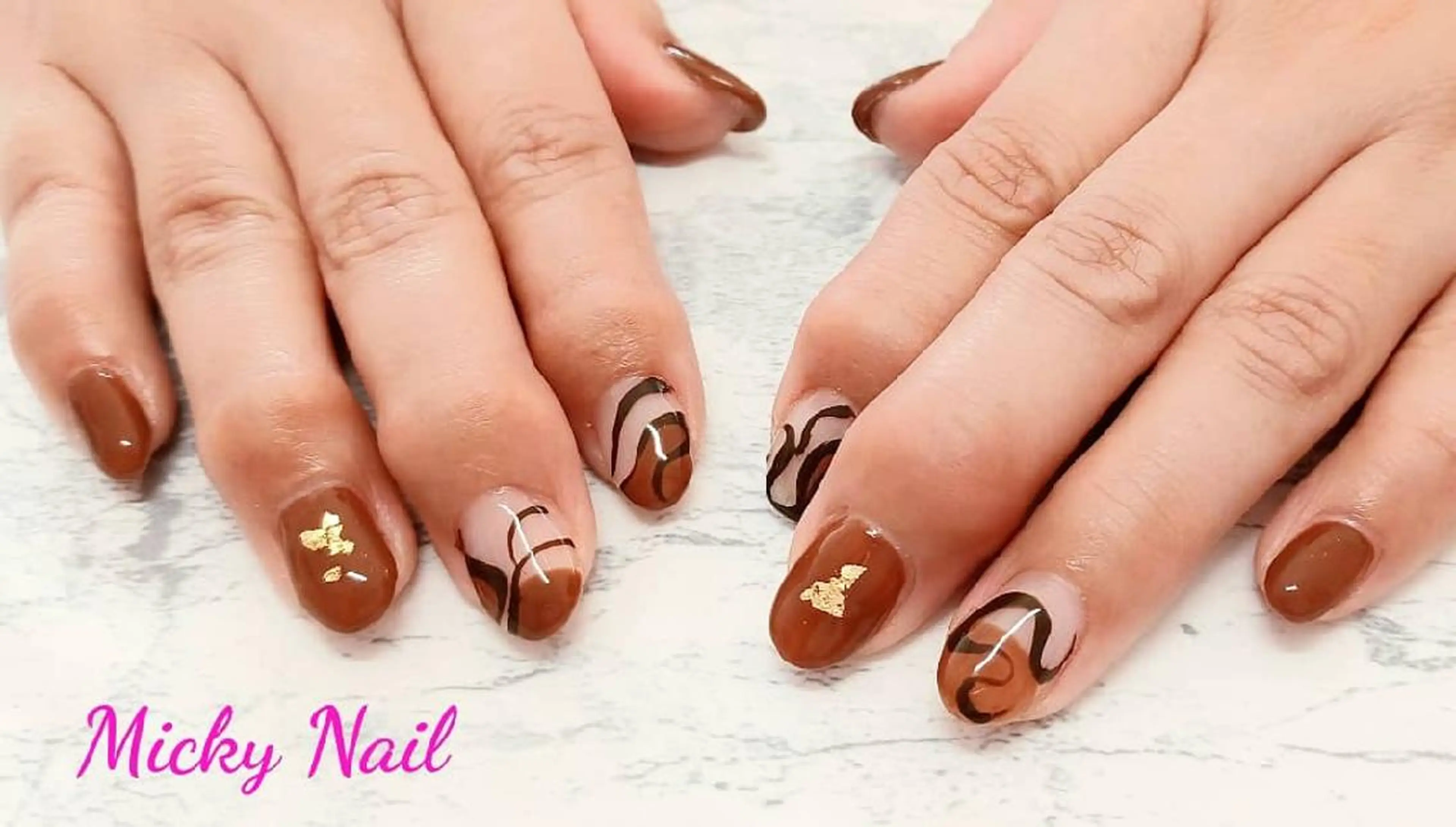 ネイル バレンタイン Micky nail chikushinoのネイルデザイン