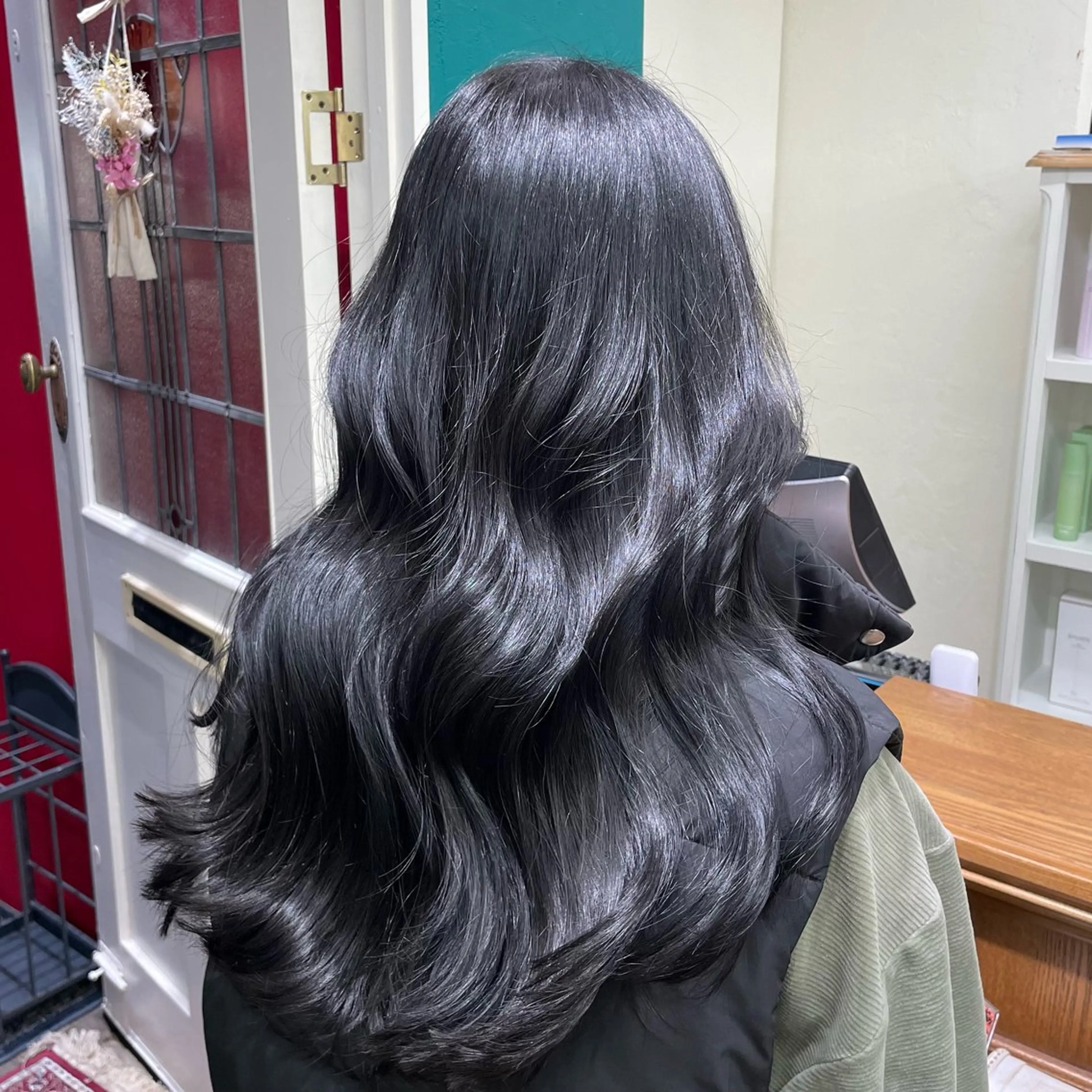 ロング カット トリートメント 🎀ときの/髪質改善 透けｯ暖色カラー🪞のヘアスタイル