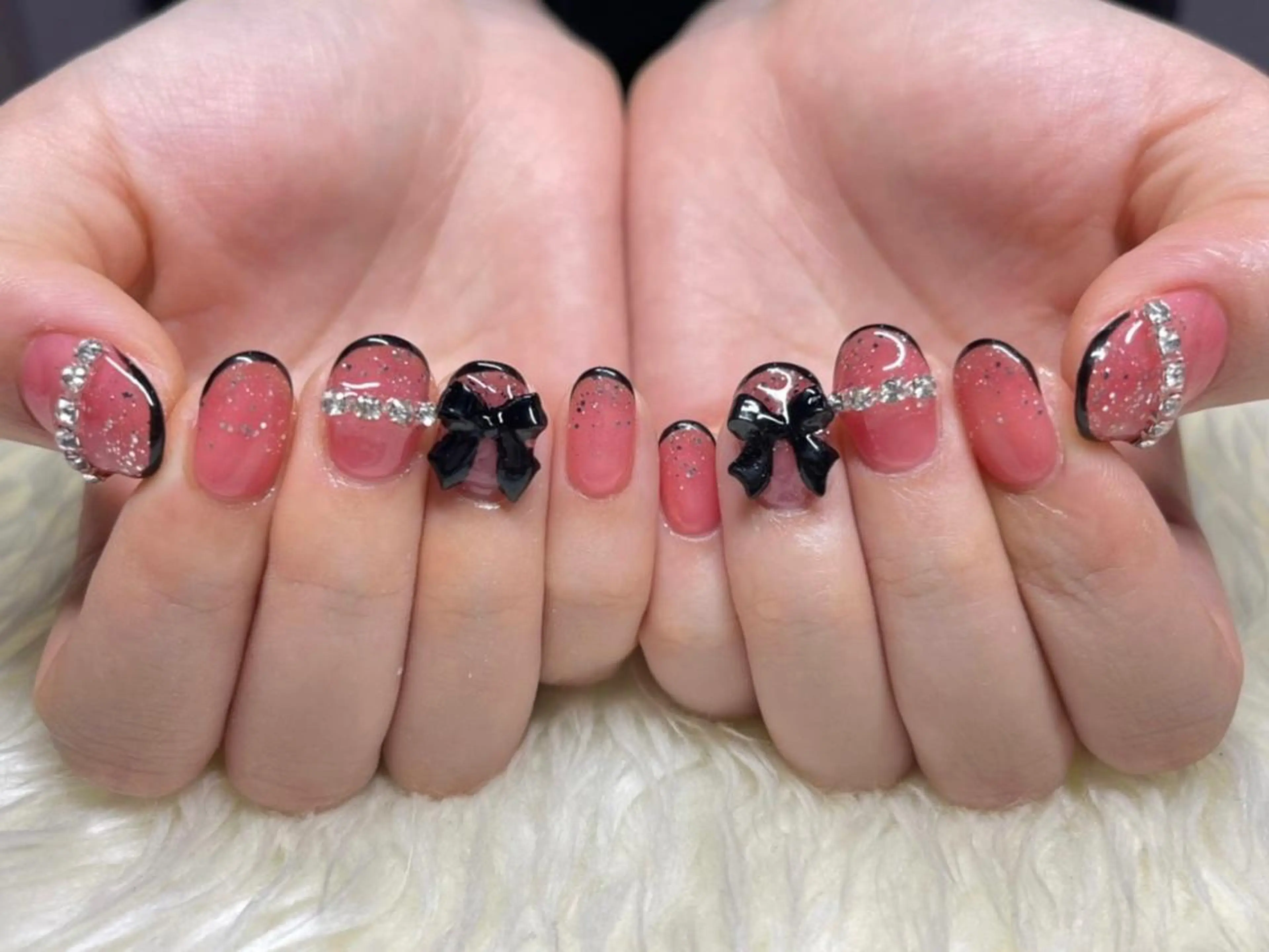 ネイル 長さ出し フレンチネイル ジェルネイル 韓国ネイル マグネットネイル ハンドネイル Nail&eye Belire 新宿のネイルデザイン