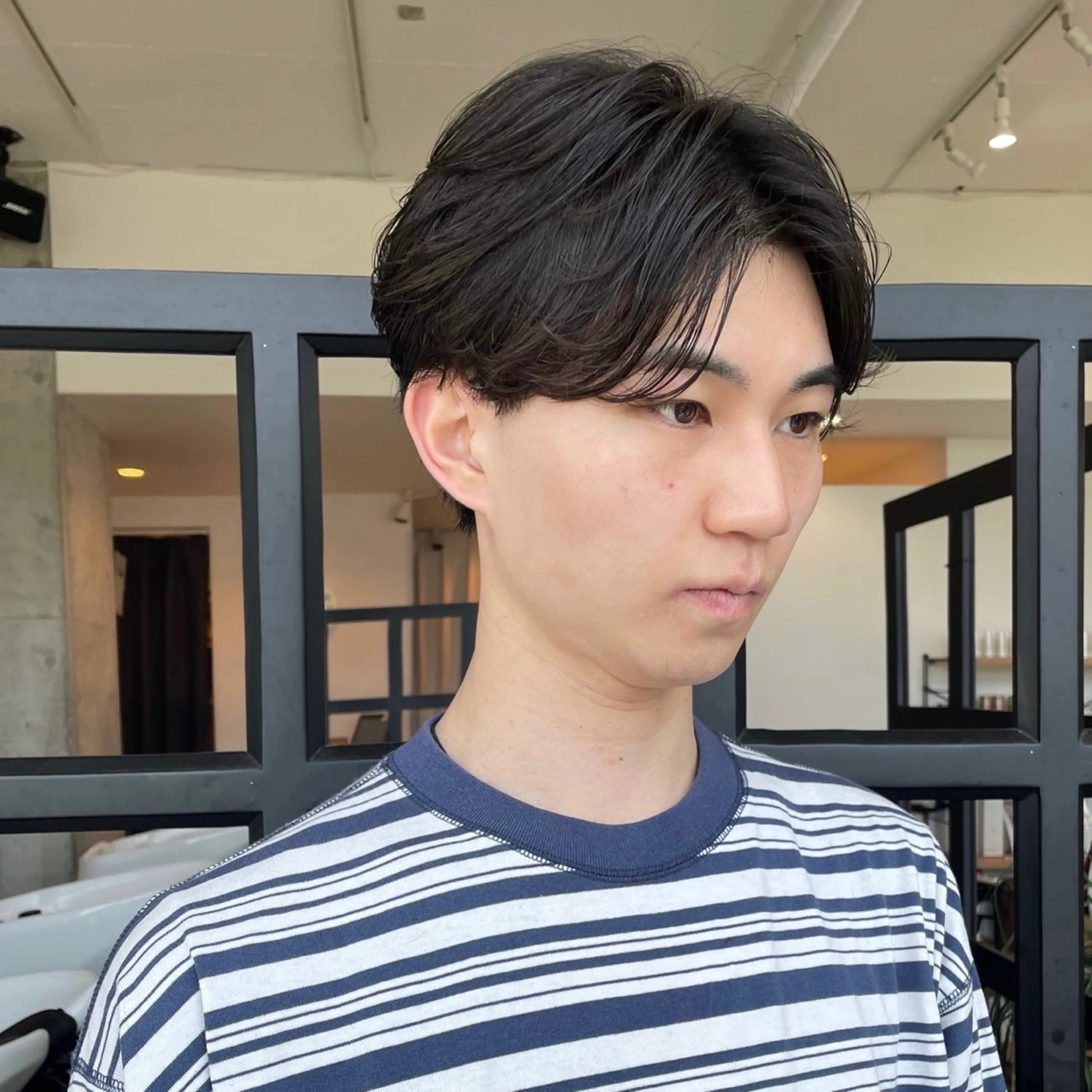 ショート メンズ センターパート メンズショート ショートヘア カット 堀江将太朗/恵比寿/ メンズカットのヘアスタイル