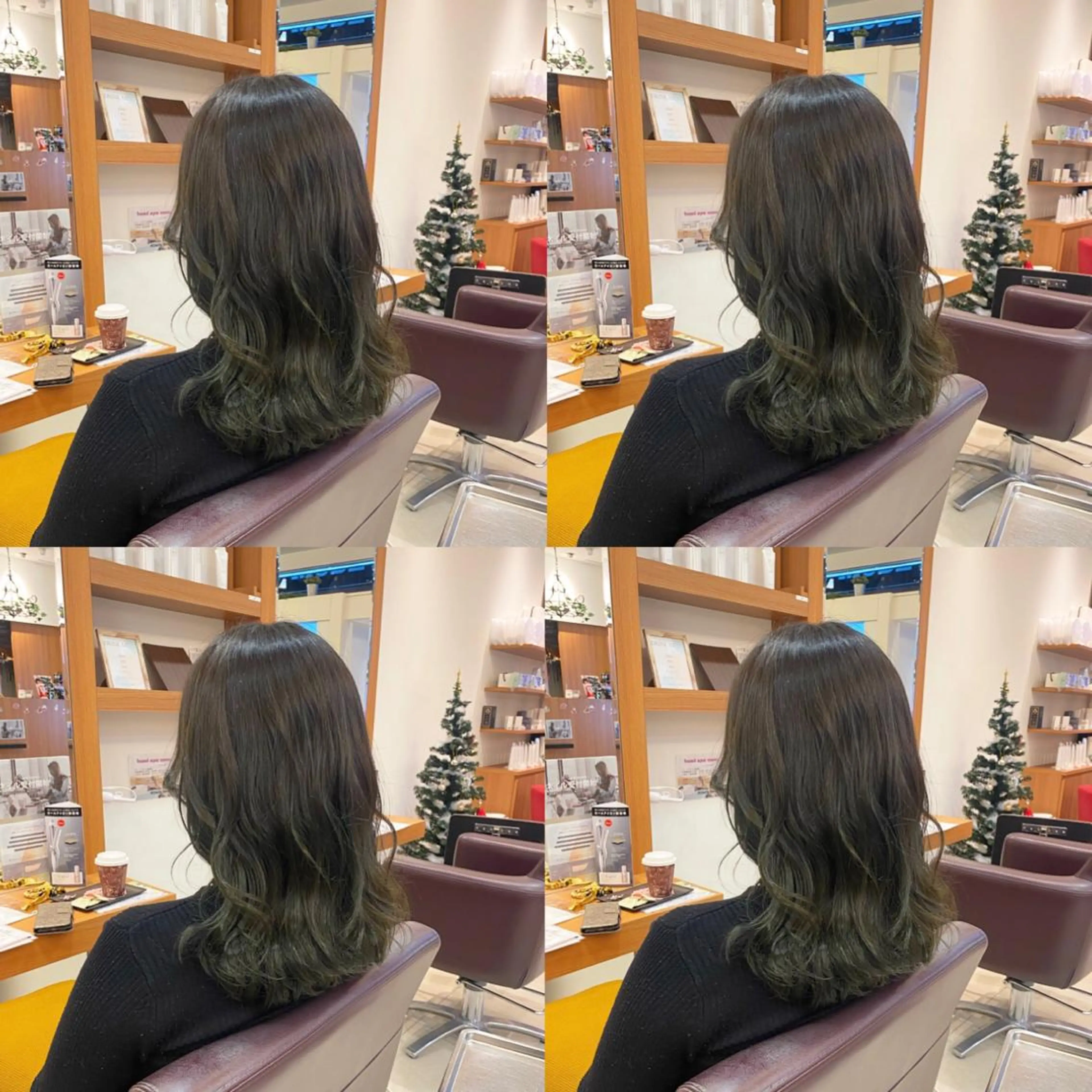 セミロング カラー ヘアカラー トリートメント 【カラー指名No 1✨】HIBIKIのヘアスタイル