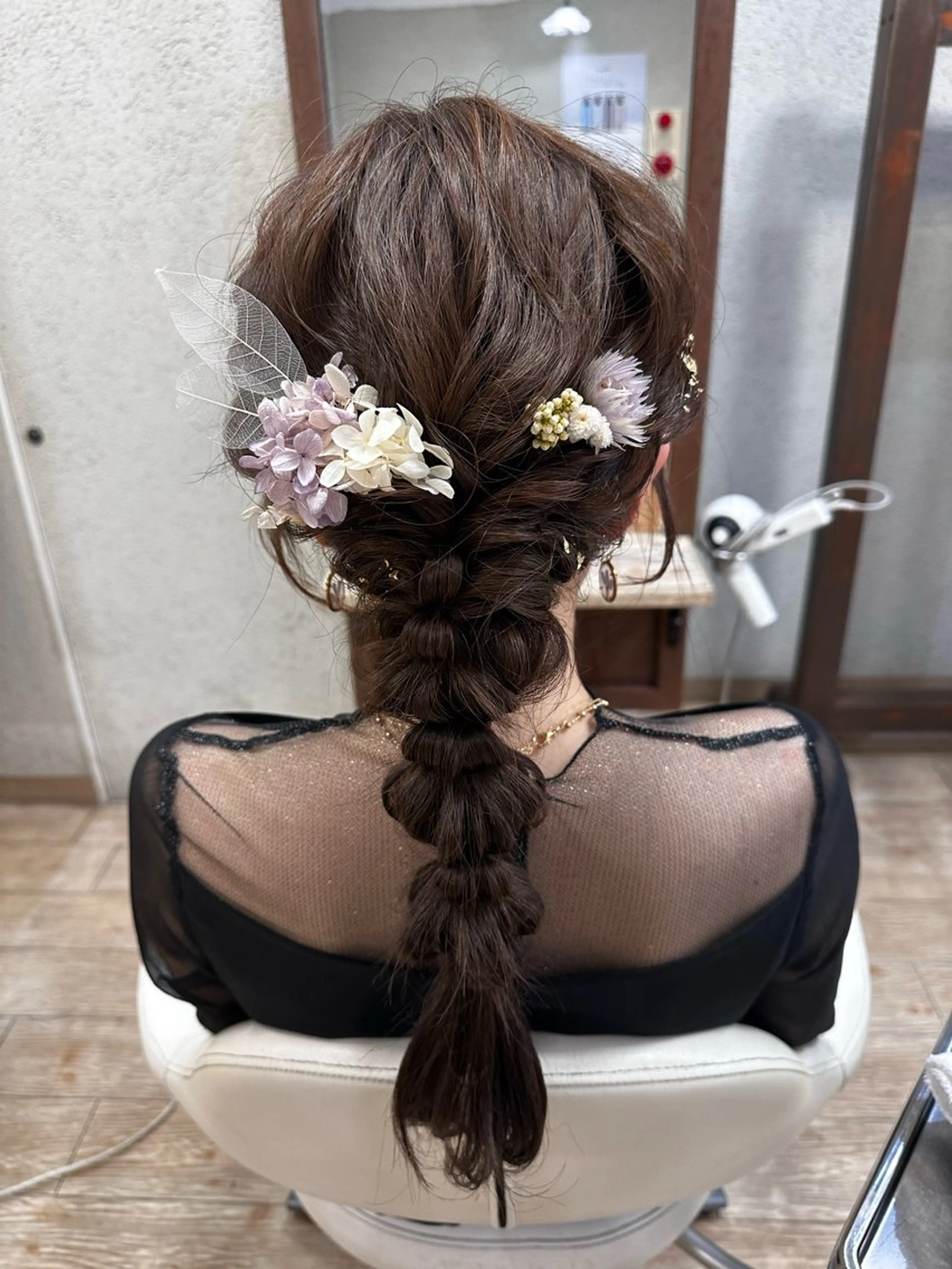 ヘアアレンジ ヘアセット 阿部 美咲のヘアスタイル