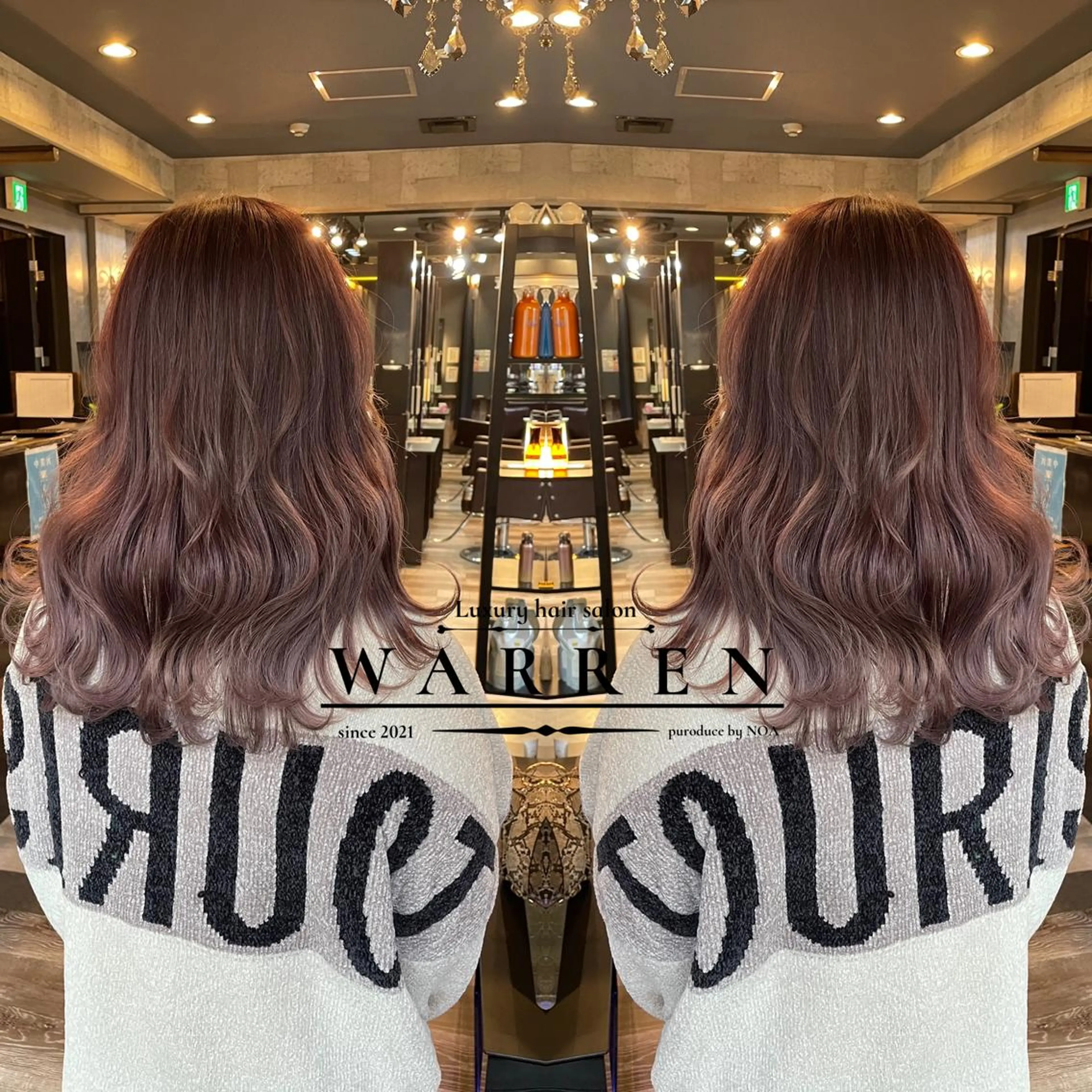 セミロング 【KIRA 代表】 TATSUYAのヘアスタイル