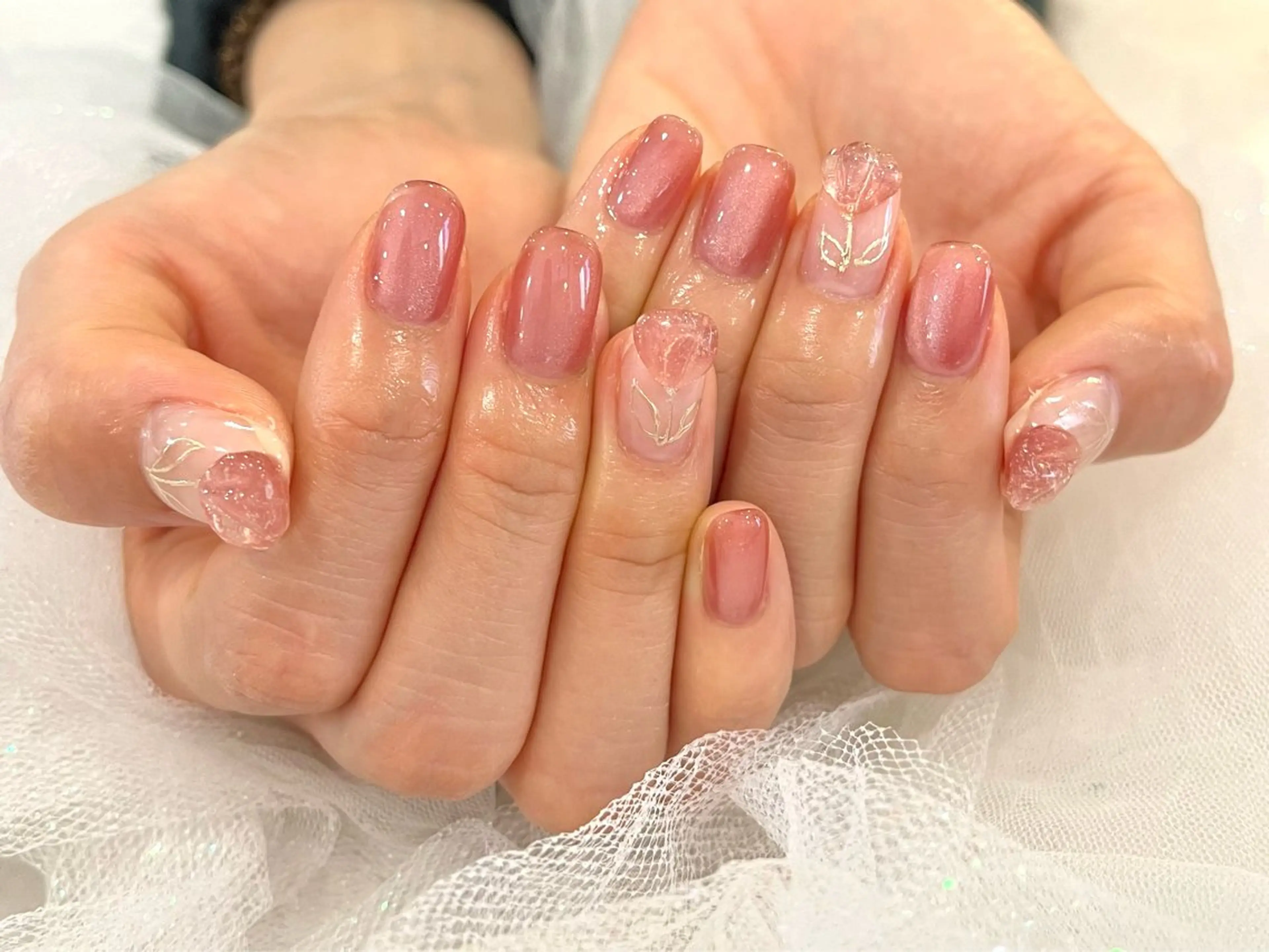 ネイル ハンドネイル Cleo伏見店🌿 Momokaのネイルデザイン