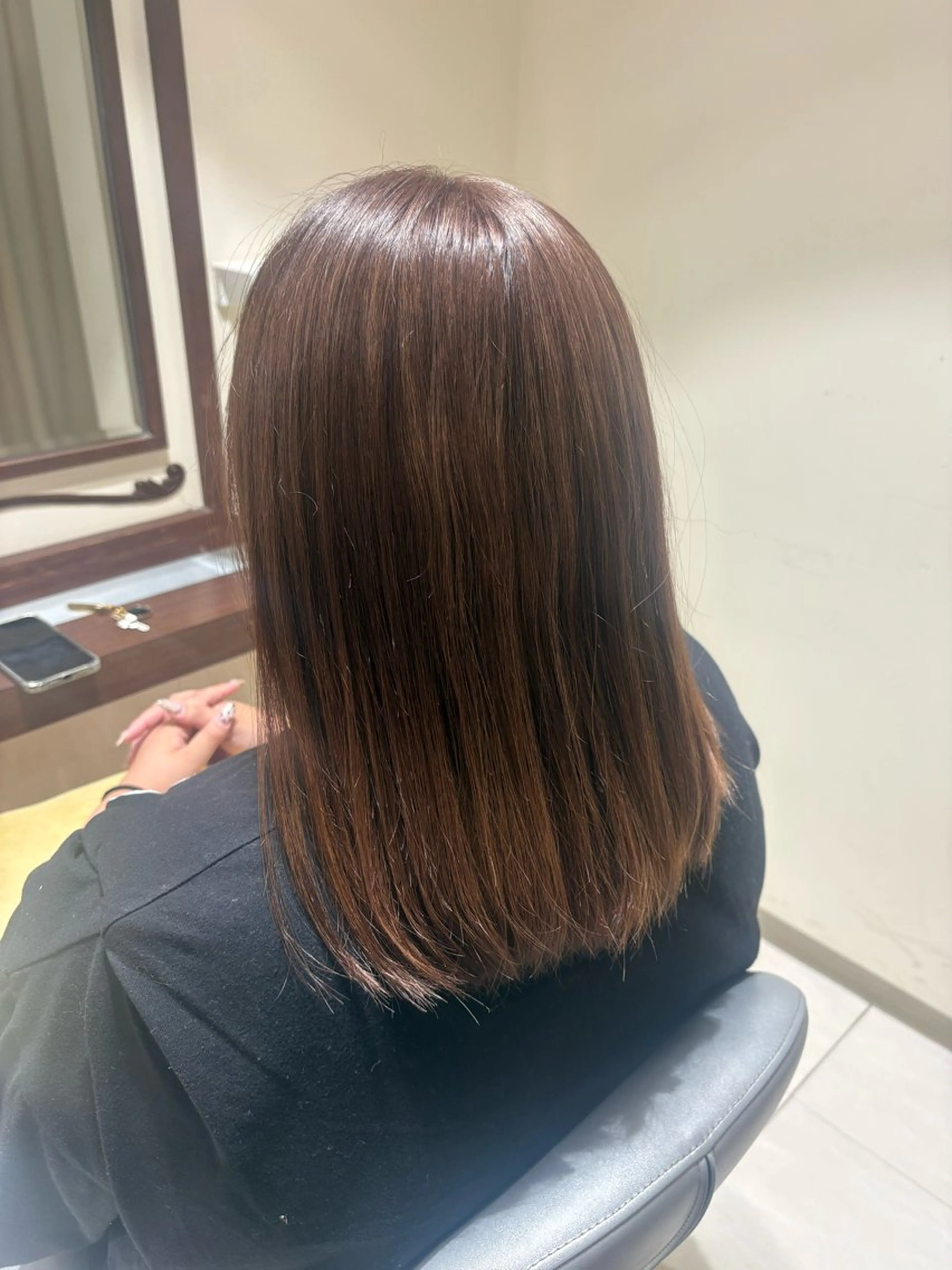 ロング カラー ブリーチ ブラウンカラー ヘアカラー 垢抜けデザイナー/ 似合わせ/朝倉友香のヘアスタイル