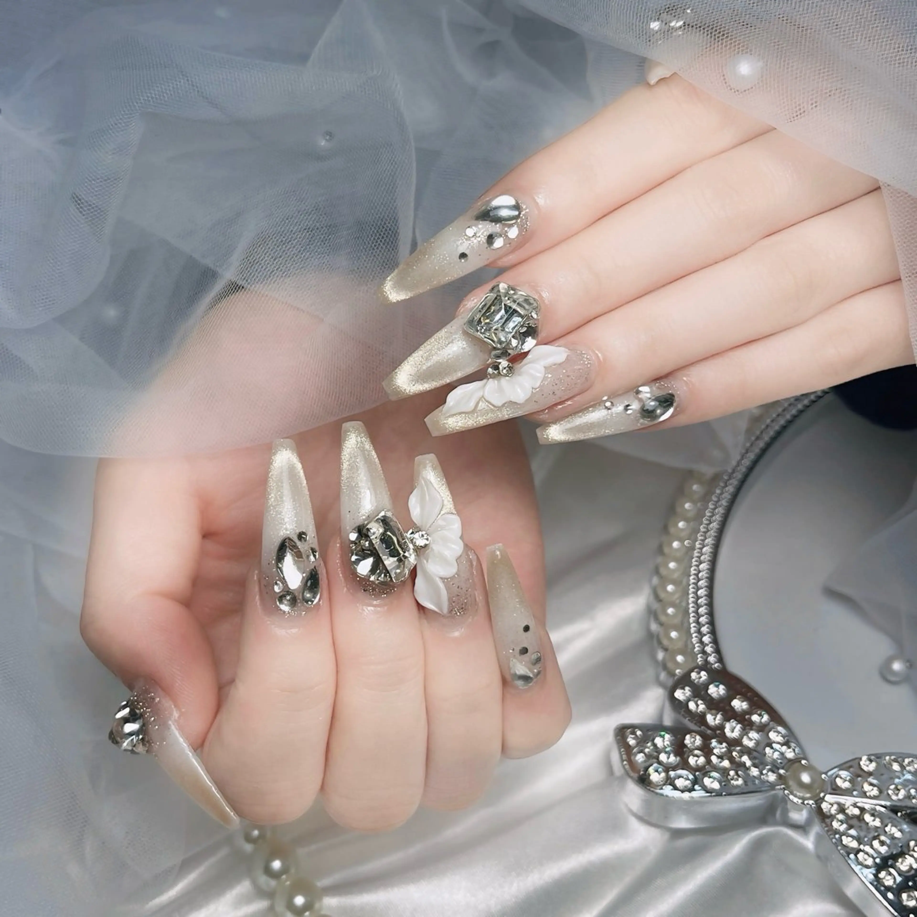 ネイル ハンドネイル ハンドケア Panda chan Novaのネイルデザイン