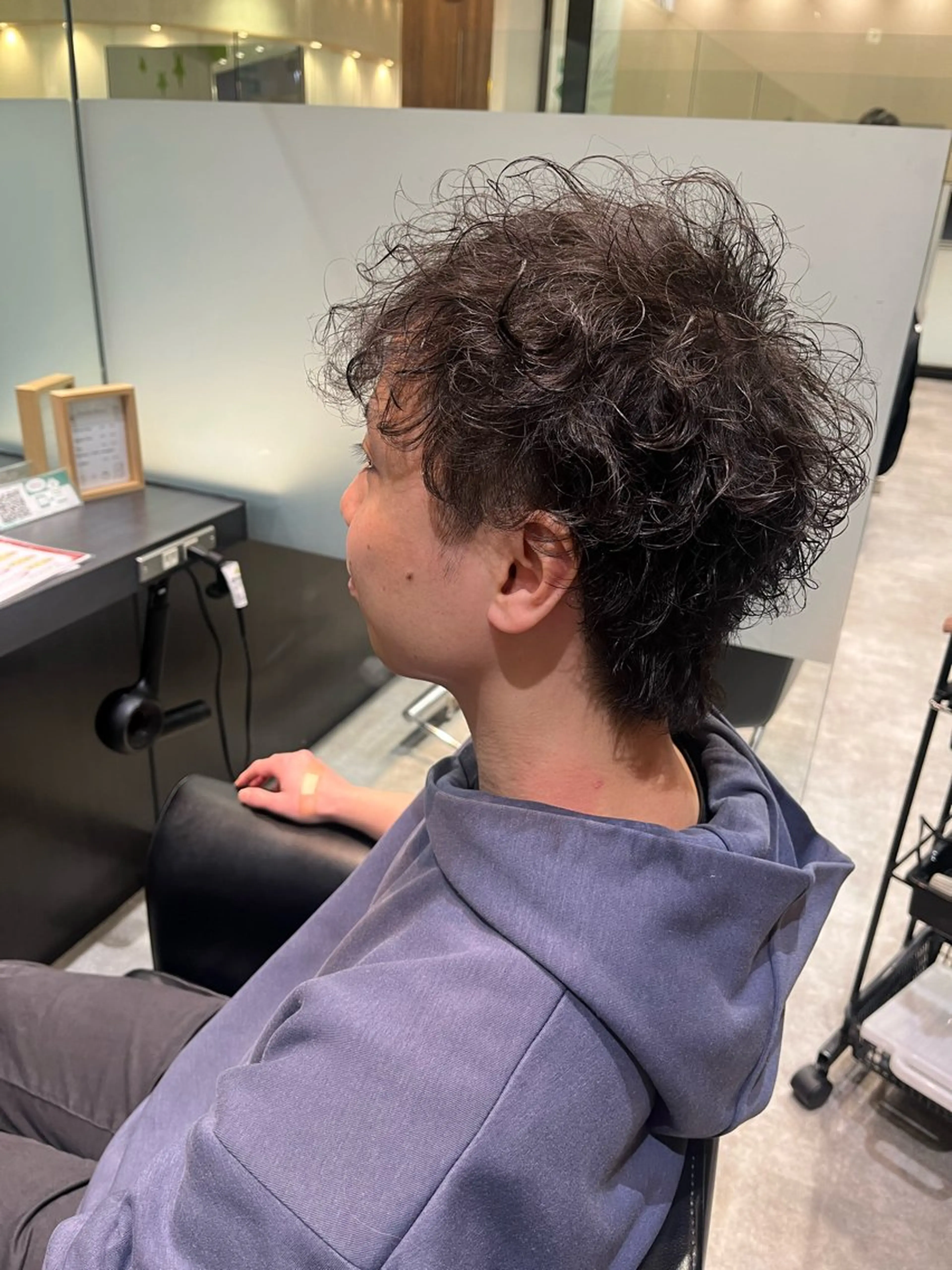 ショート メンズ メンズパーマ カット パーマ 玉城 和磨のヘアスタイル