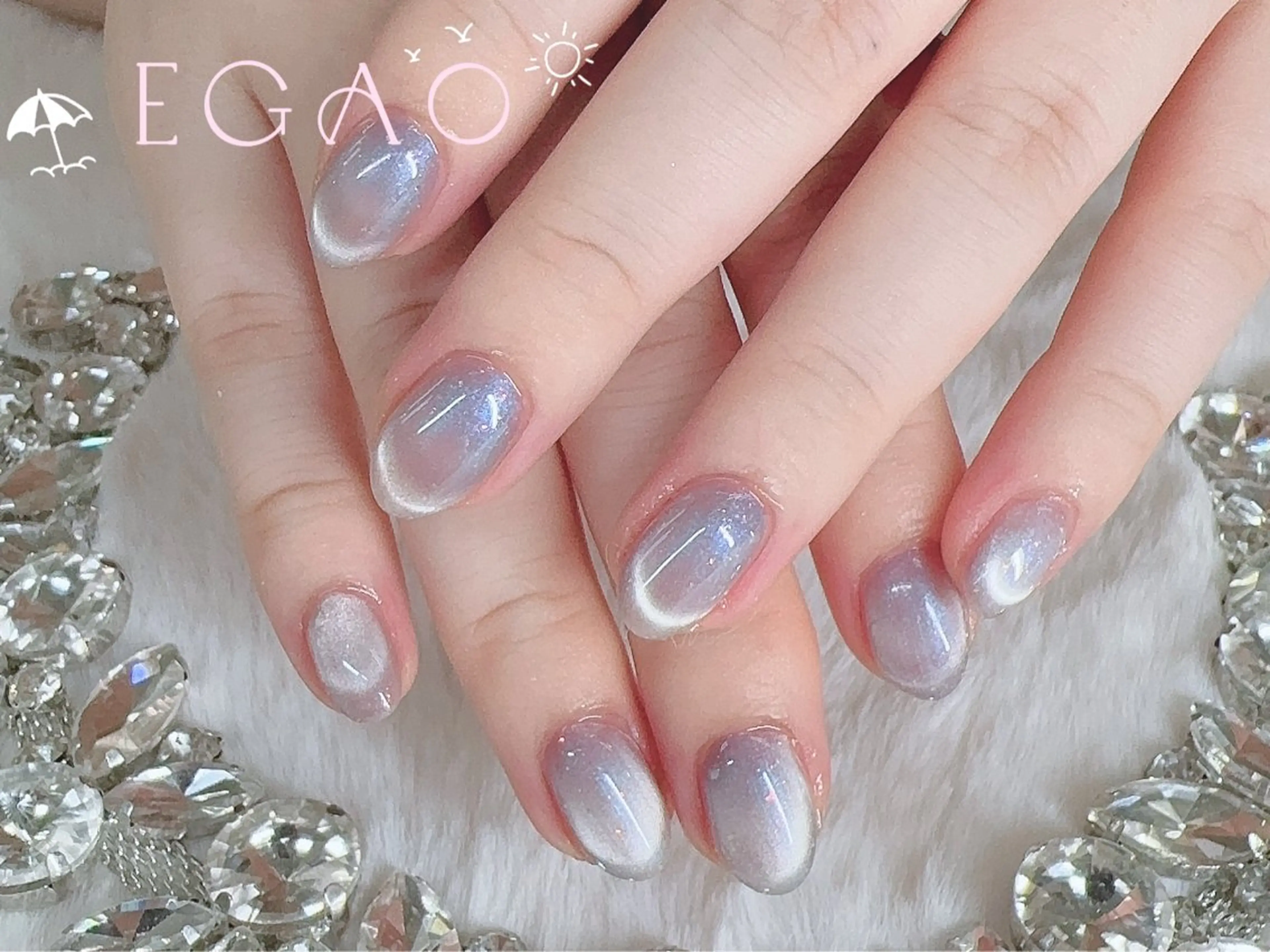 ネイル アートネイル フットネイル フレンチネイル ジェルネイル グラデーション ハンドネイル Egao Nail Salonのネイルデザイン