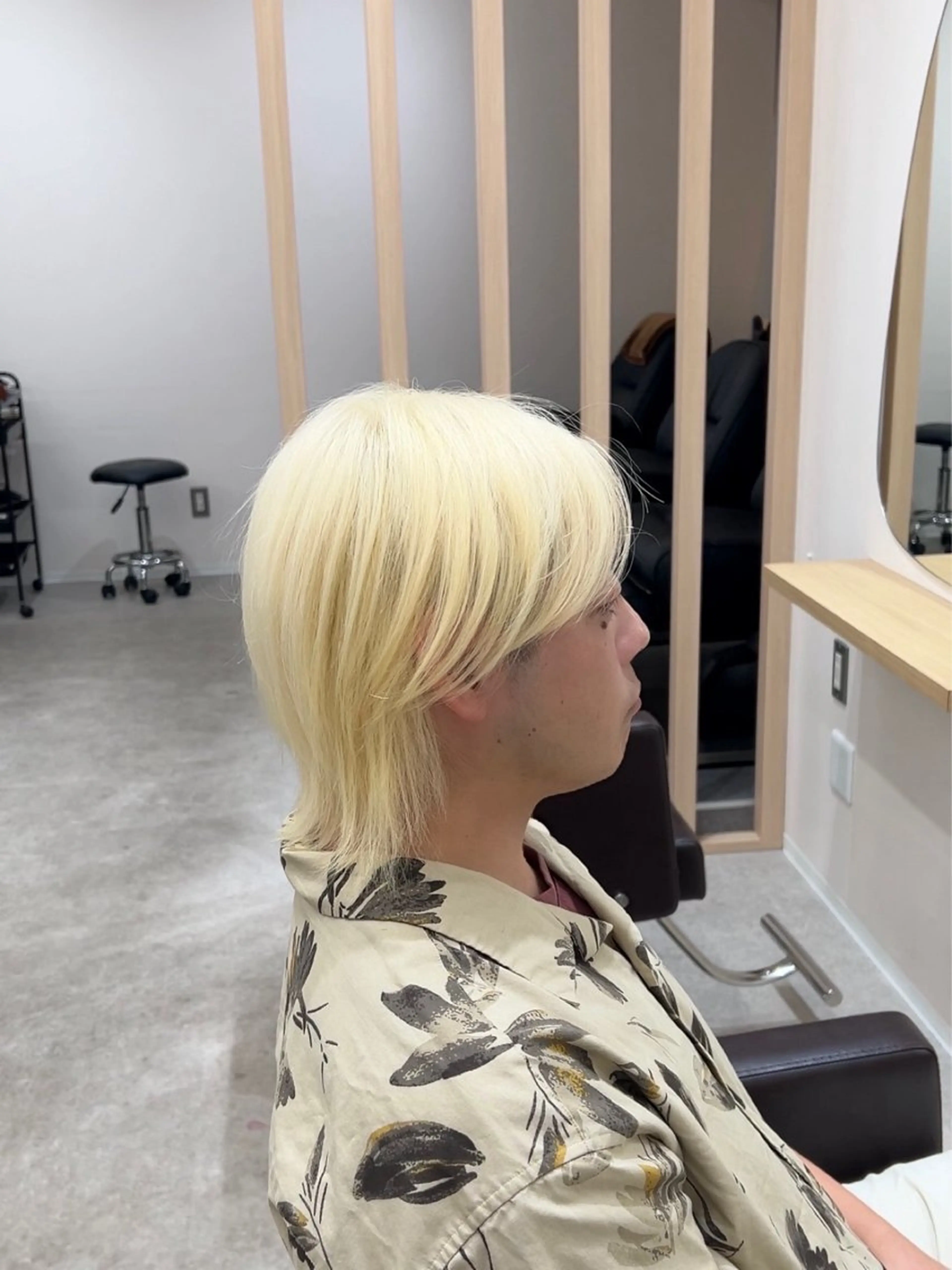 カラー メンズ メンズブリーチ ブリーチ ブロンド ヘアカラー トリートメント 透明感/ダブルカラー /🌸ERI🌸のヘアスタイル