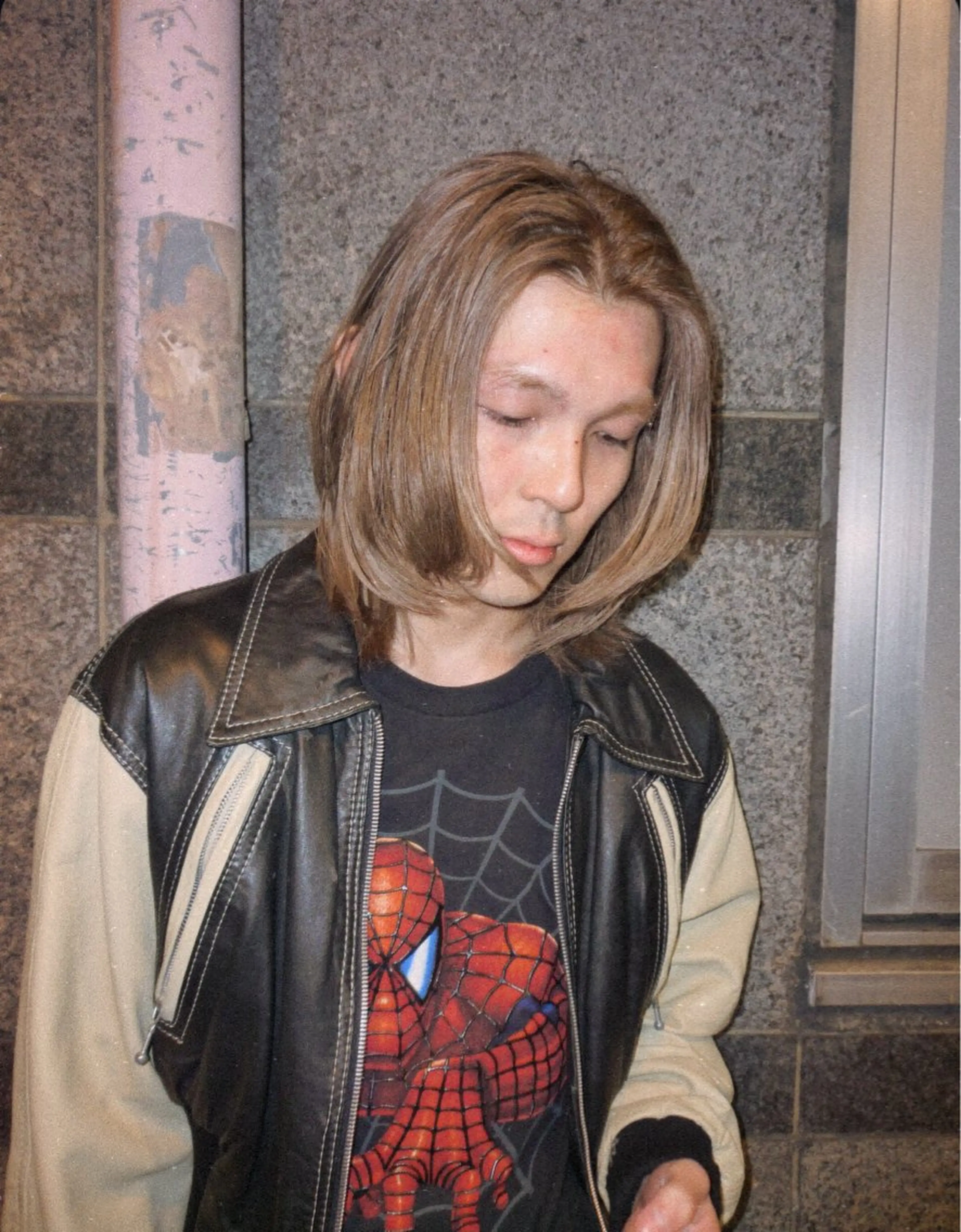 ミディアム カラー メンズ メンズブリーチ ブリーチ GIVET所属・心斎橋/ハイトーン/ レイヤーカットのヘアスタイル