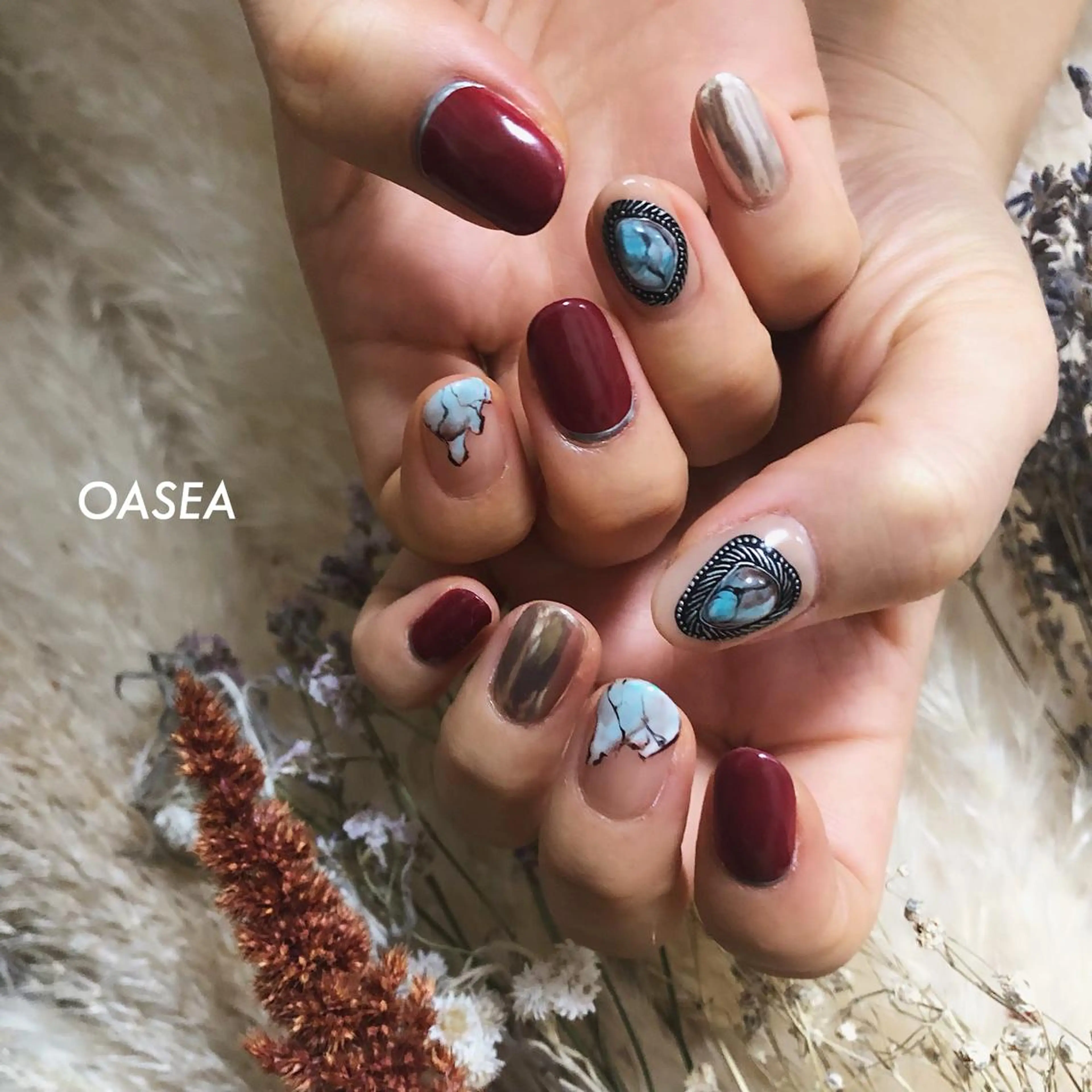 ネイル ハンドネイル 🌞💜 KAORI 🌴のネイルデザイン