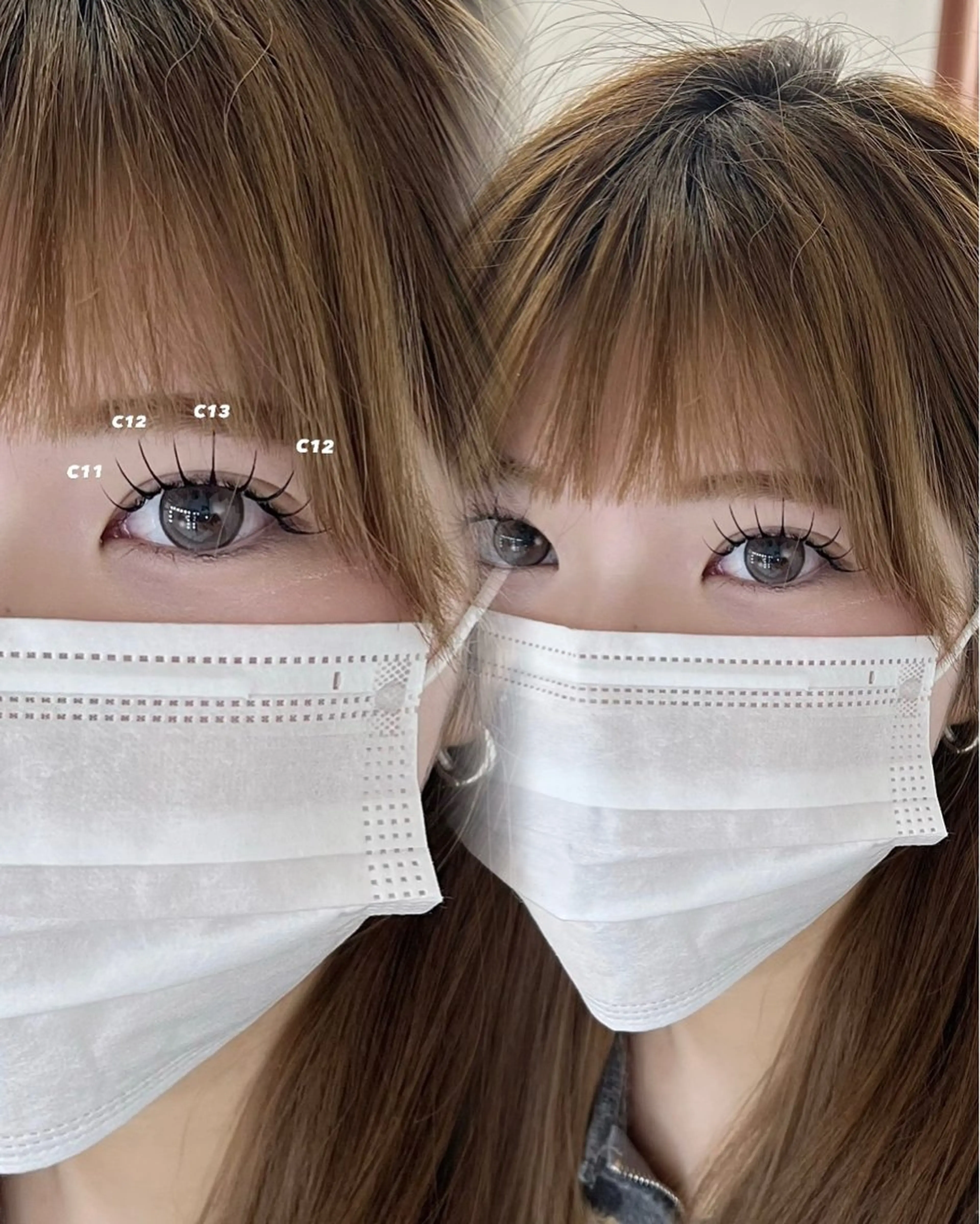 マツエク・マツパ ViSEO Nanaのマツエク・マツパデザイン