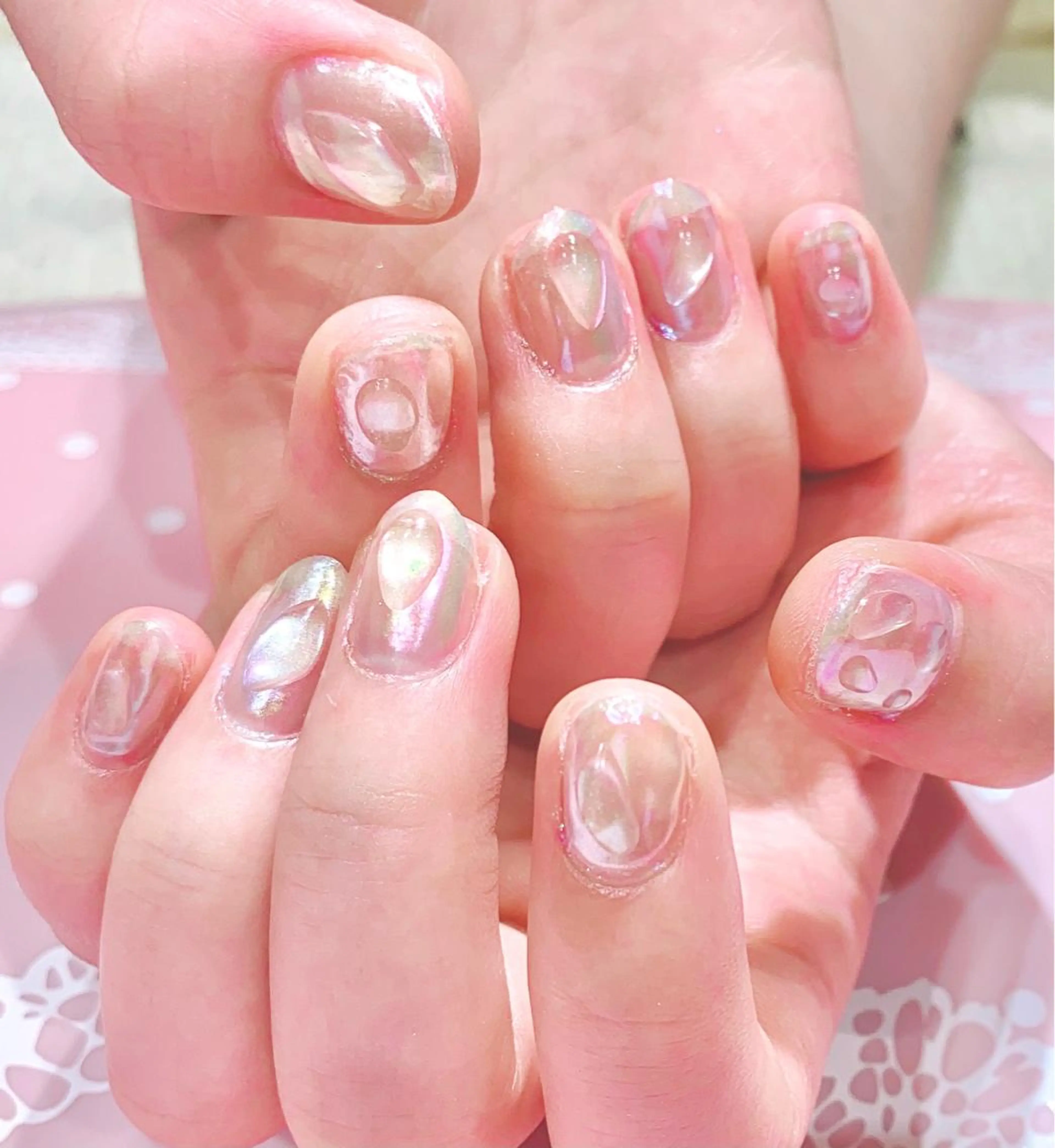 ネイル キラキラネイル VIST☆ ｍａｍｉのネイルデザイン