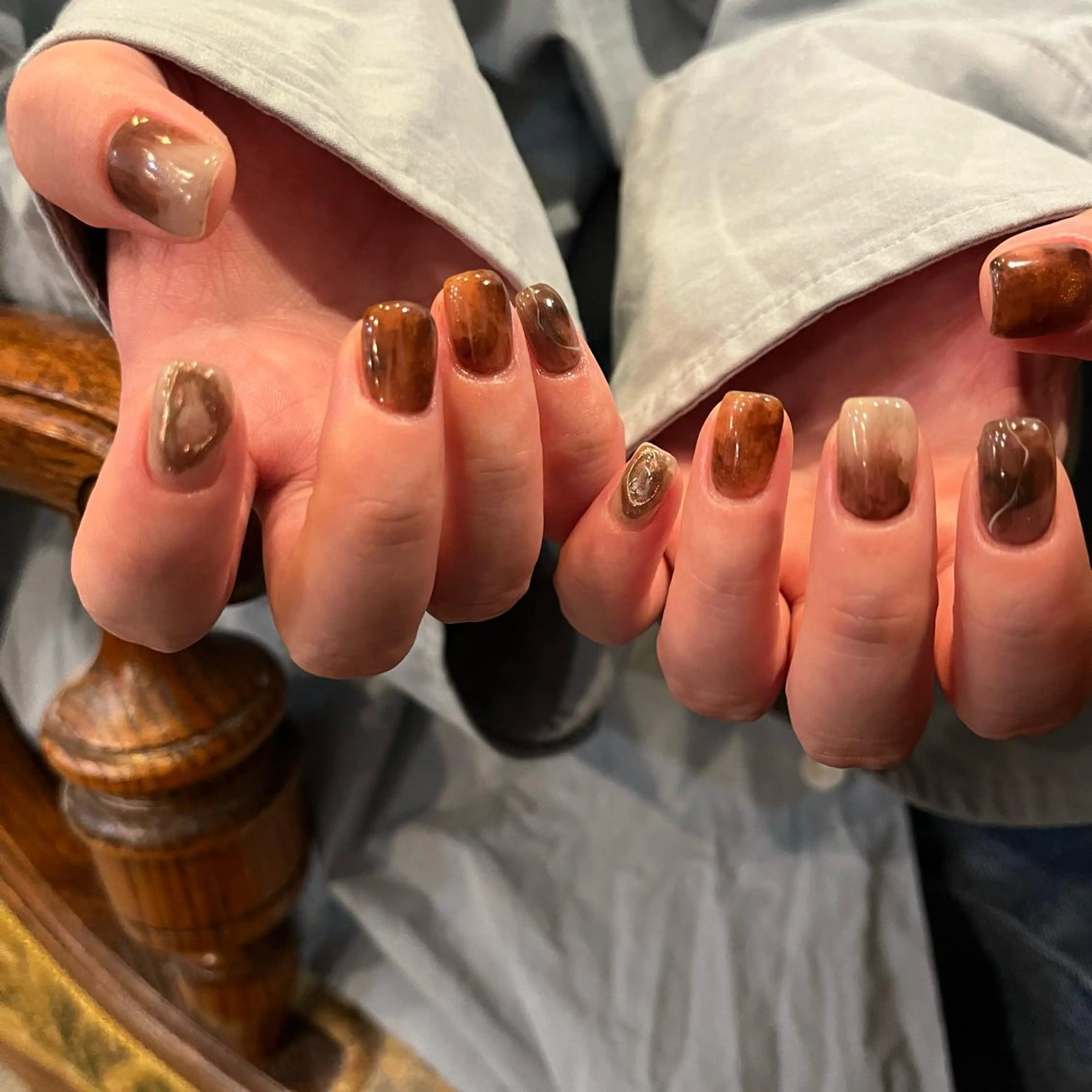 ネイル ハンドネイル Trico Antique所属・岩本 杏のネイルデザイン