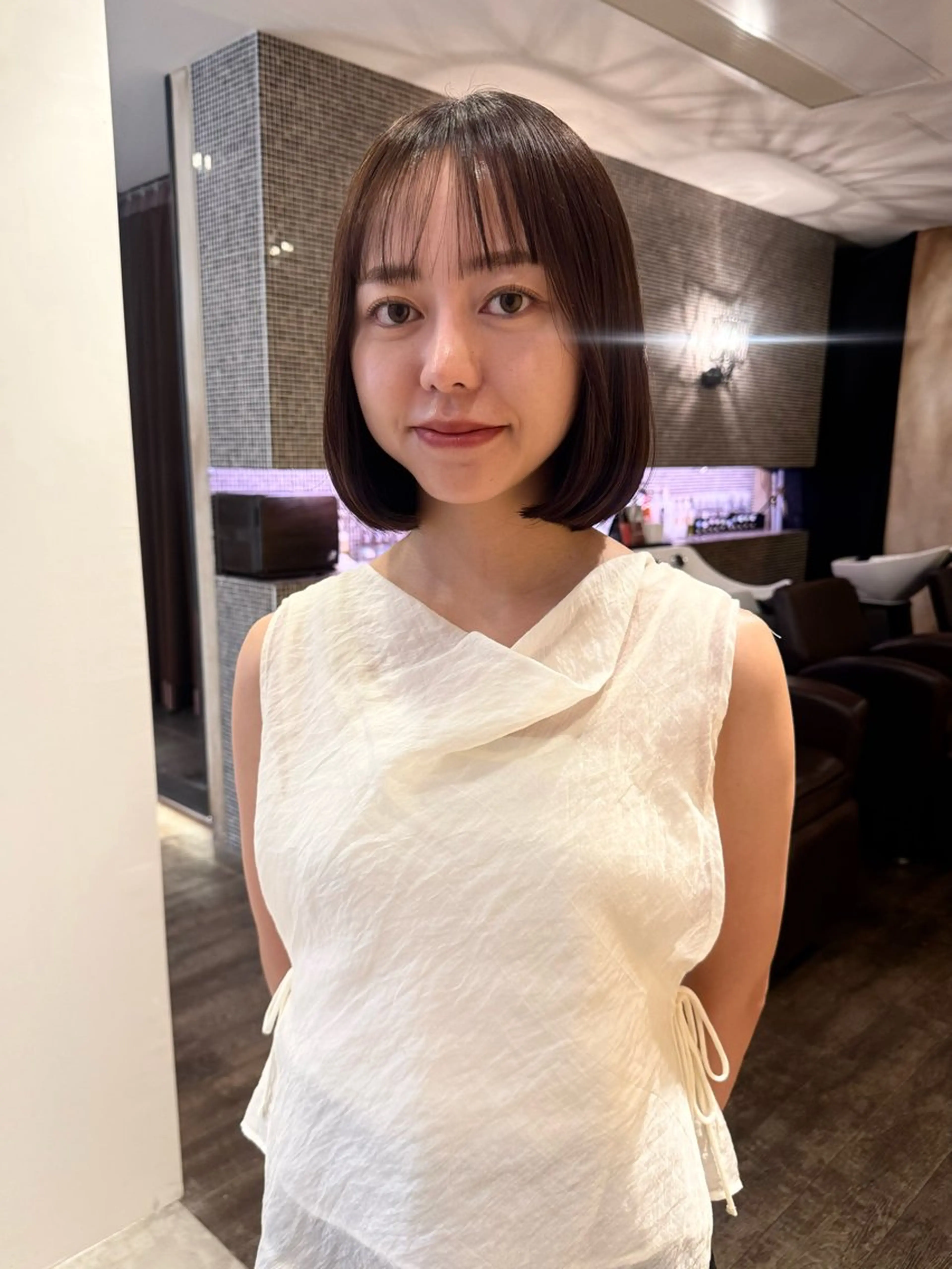 ショート ボブ 似合わせカット カット ヘアカラー lot Karen / 心斎橋のヘアスタイル