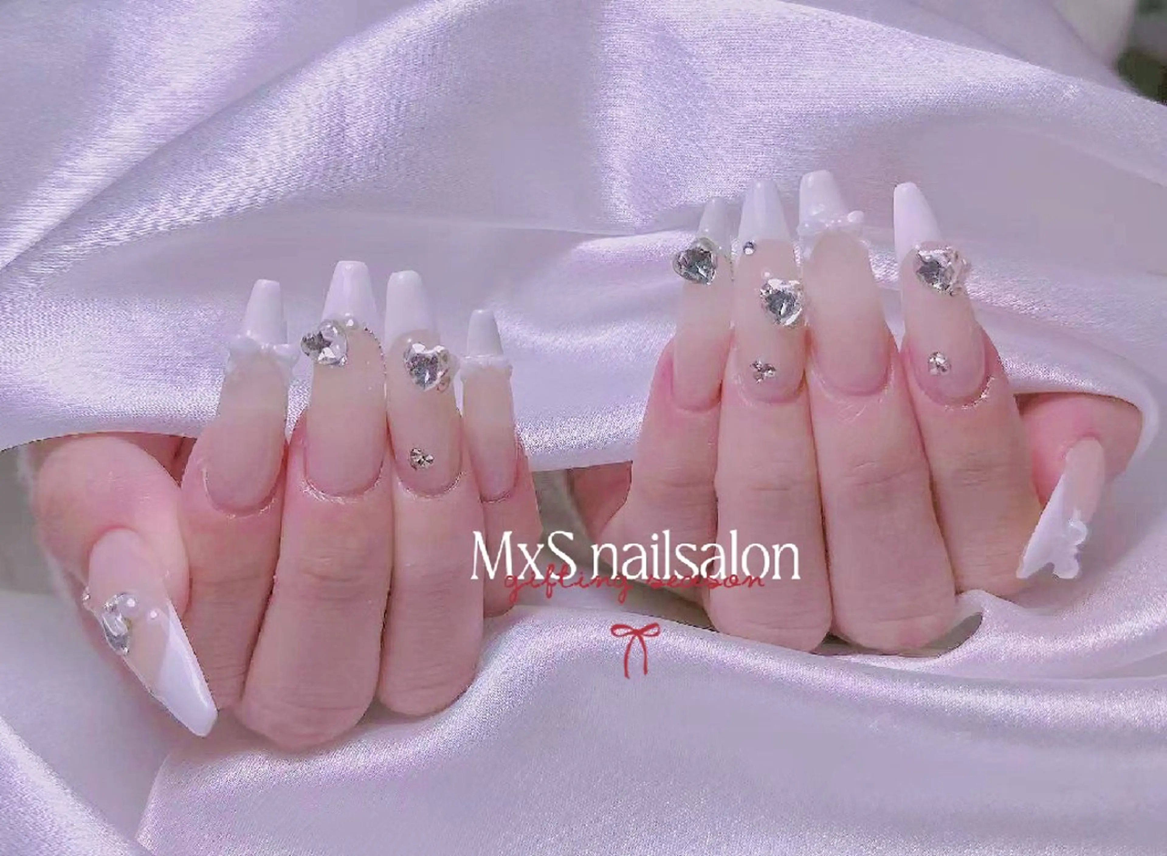 ネイル ハンドネイル ハンドケア MxS Nail(長さだし/フィルイン/マグネット/韓国ネイル/ワンホンネイル/ワンカラー)所属・MxS リィリィのネイルデザイン