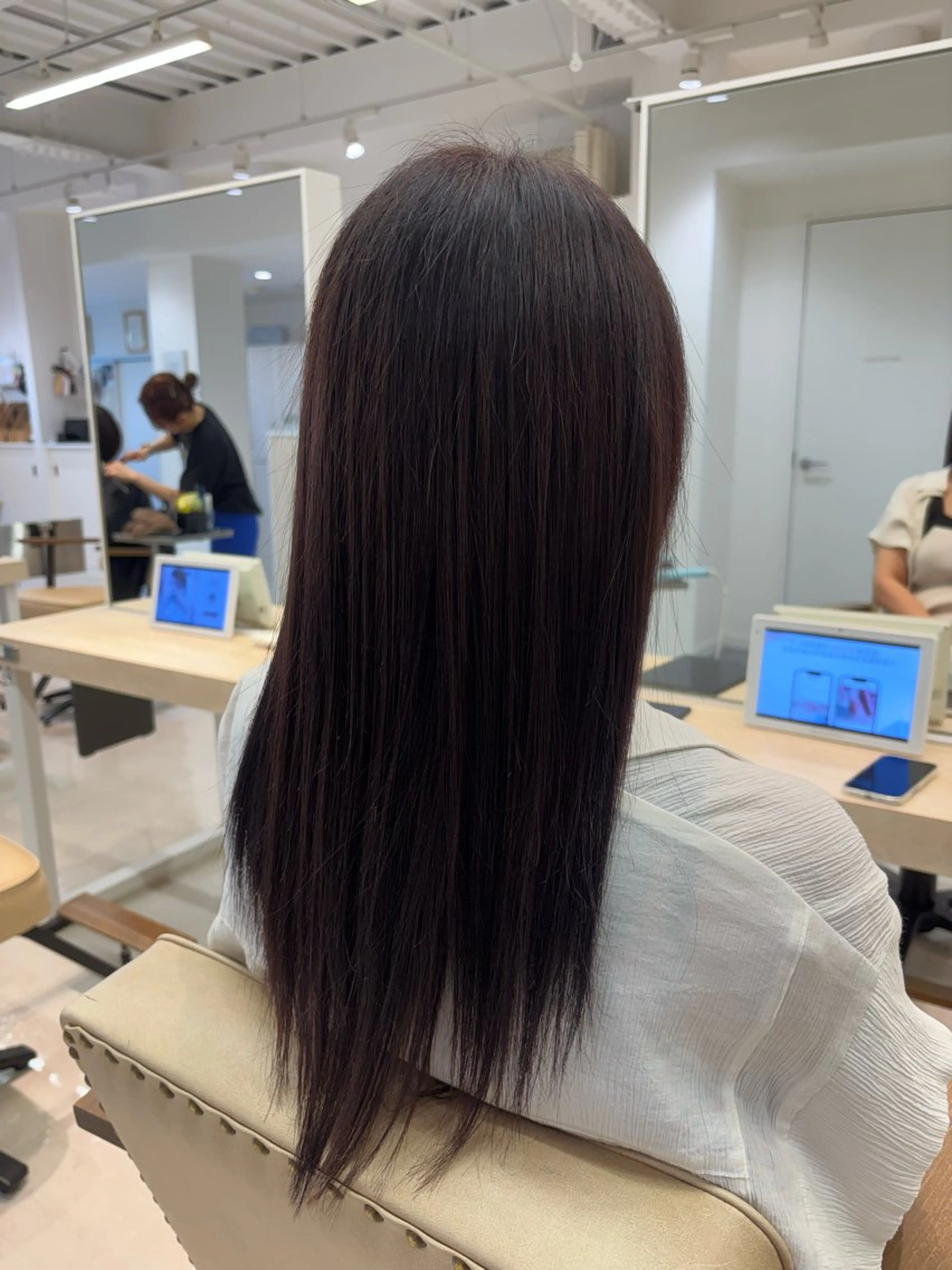 セミロング 髪質改善 トリートメント トリートメント メンズパーマ/ スパイキー/フェードのヘアスタイル