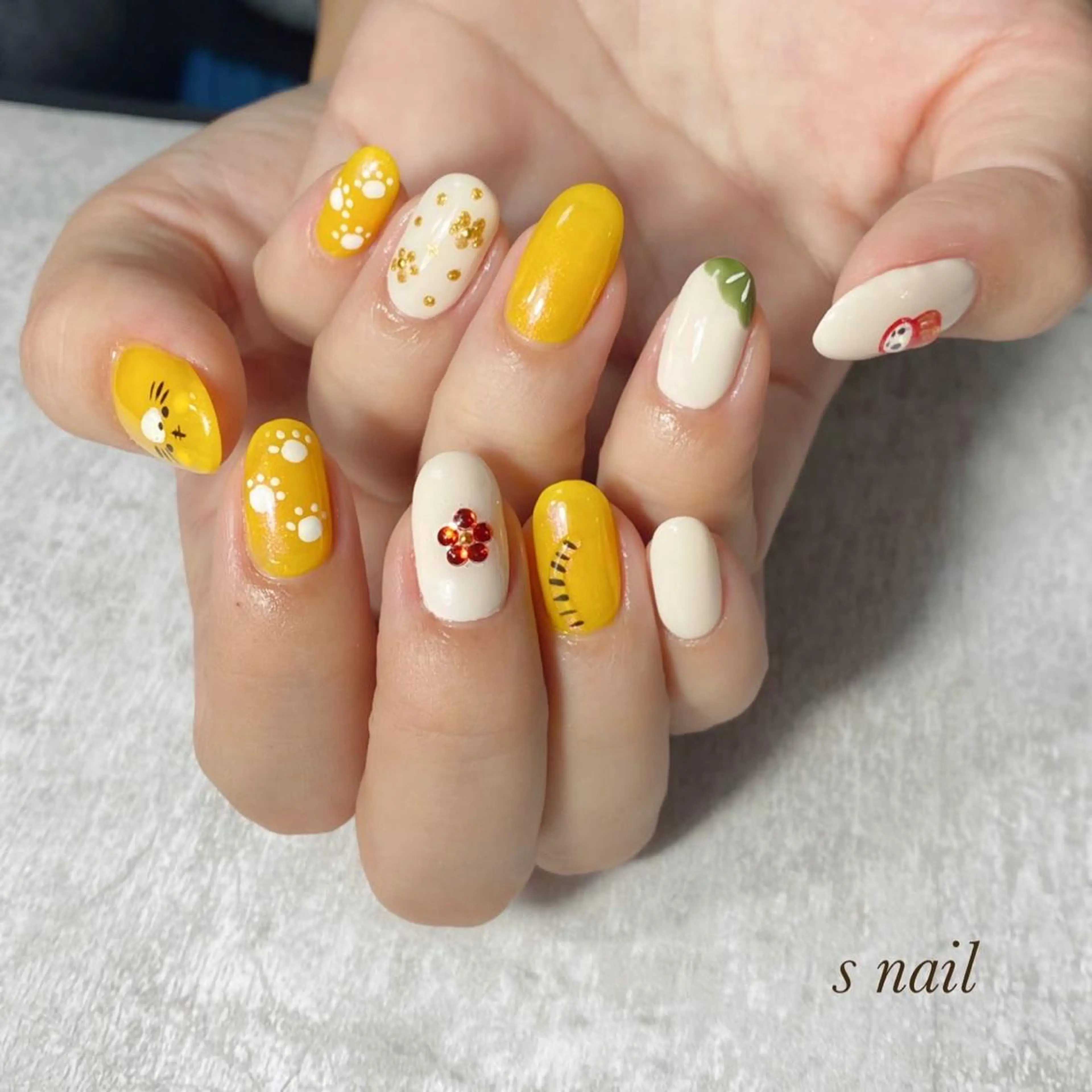 ネイル アートネイル s nail さとよしみゆきのネイルデザイン