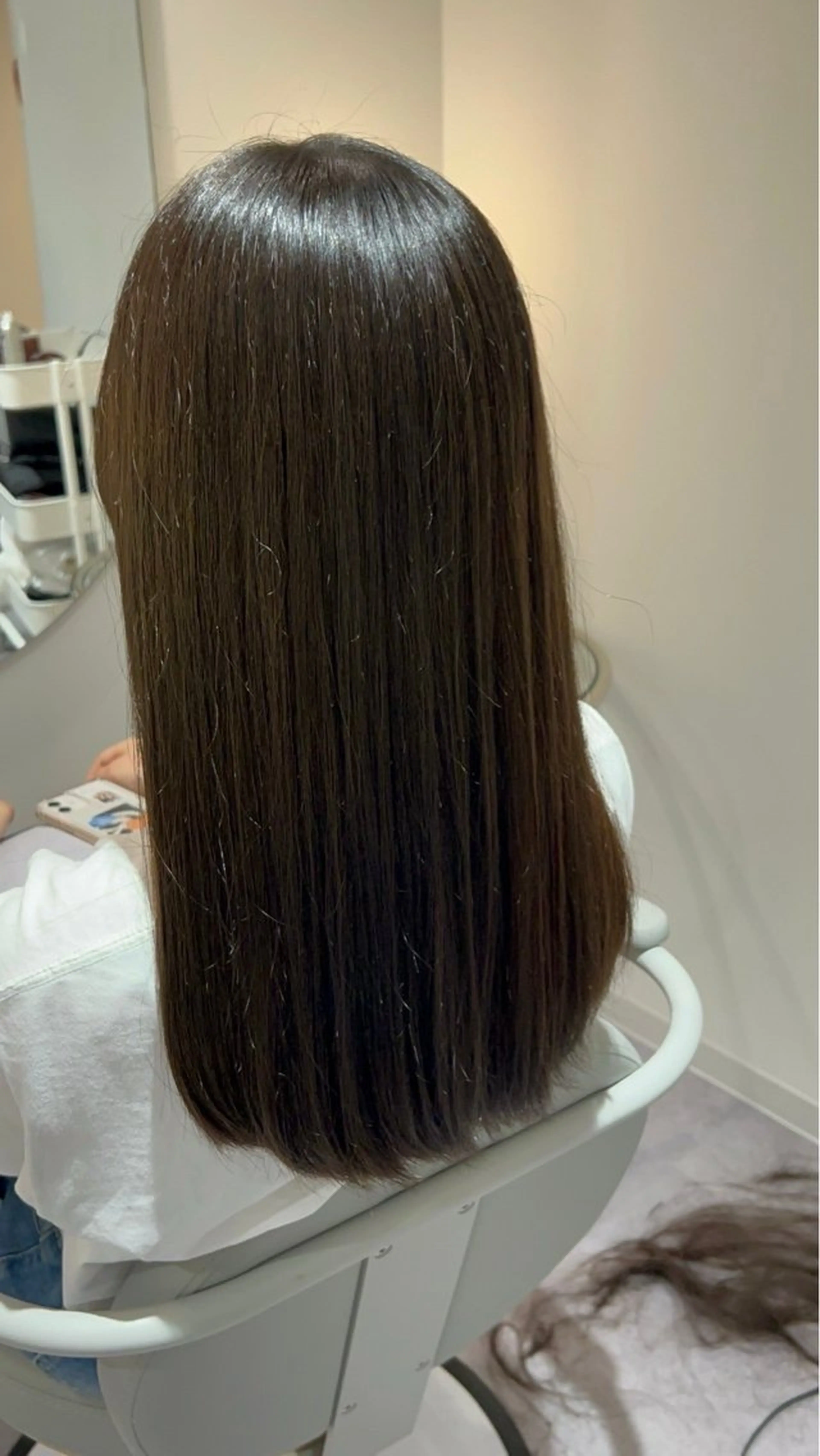 【絹のような艶髪へ🌷】カット＋髪質改善縮毛矯正＋トリートメント✨✨の写真