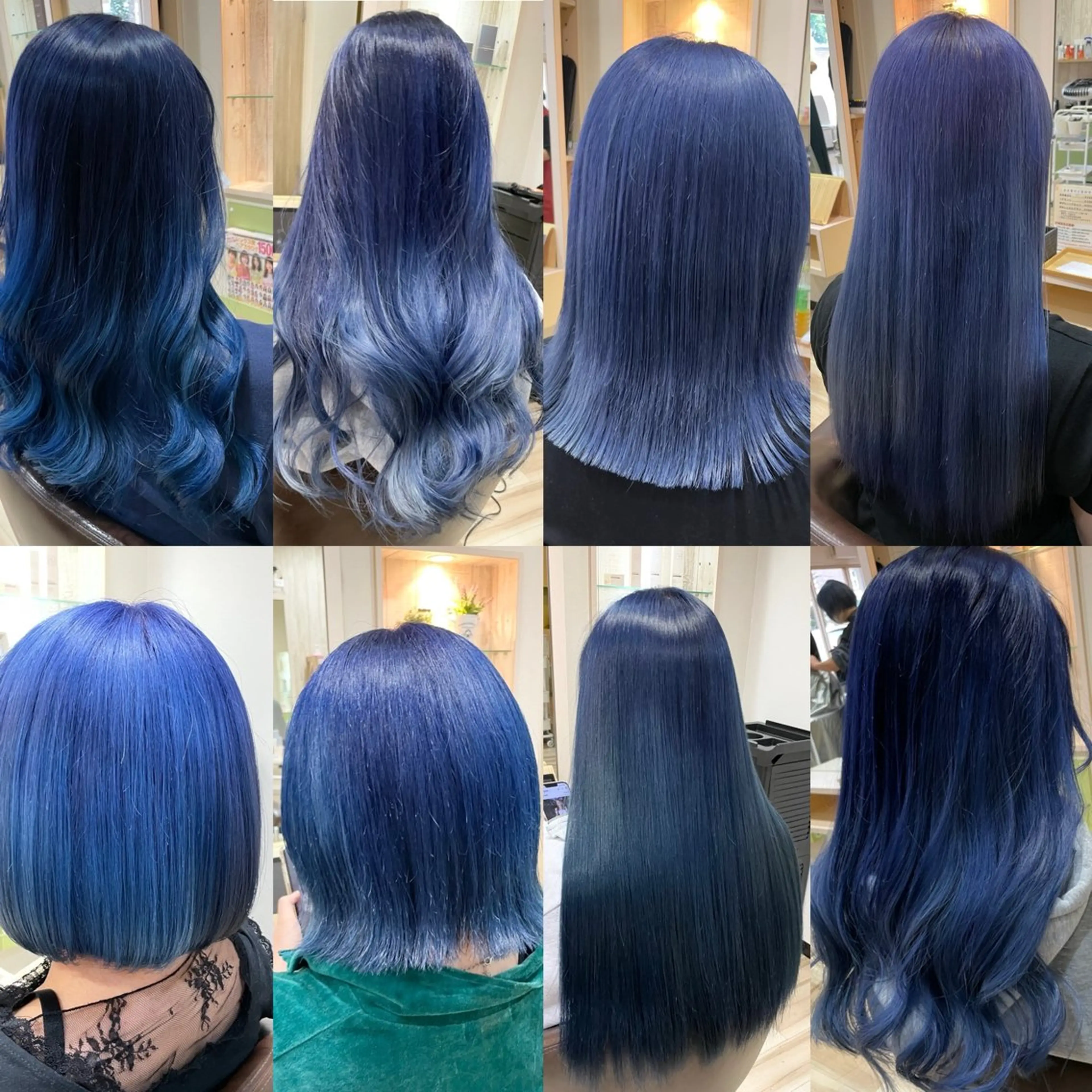 セミロング 髪質改善 🌈派手髪ハイトーン 🌈鈴木亮太🌈のヘアスタイル