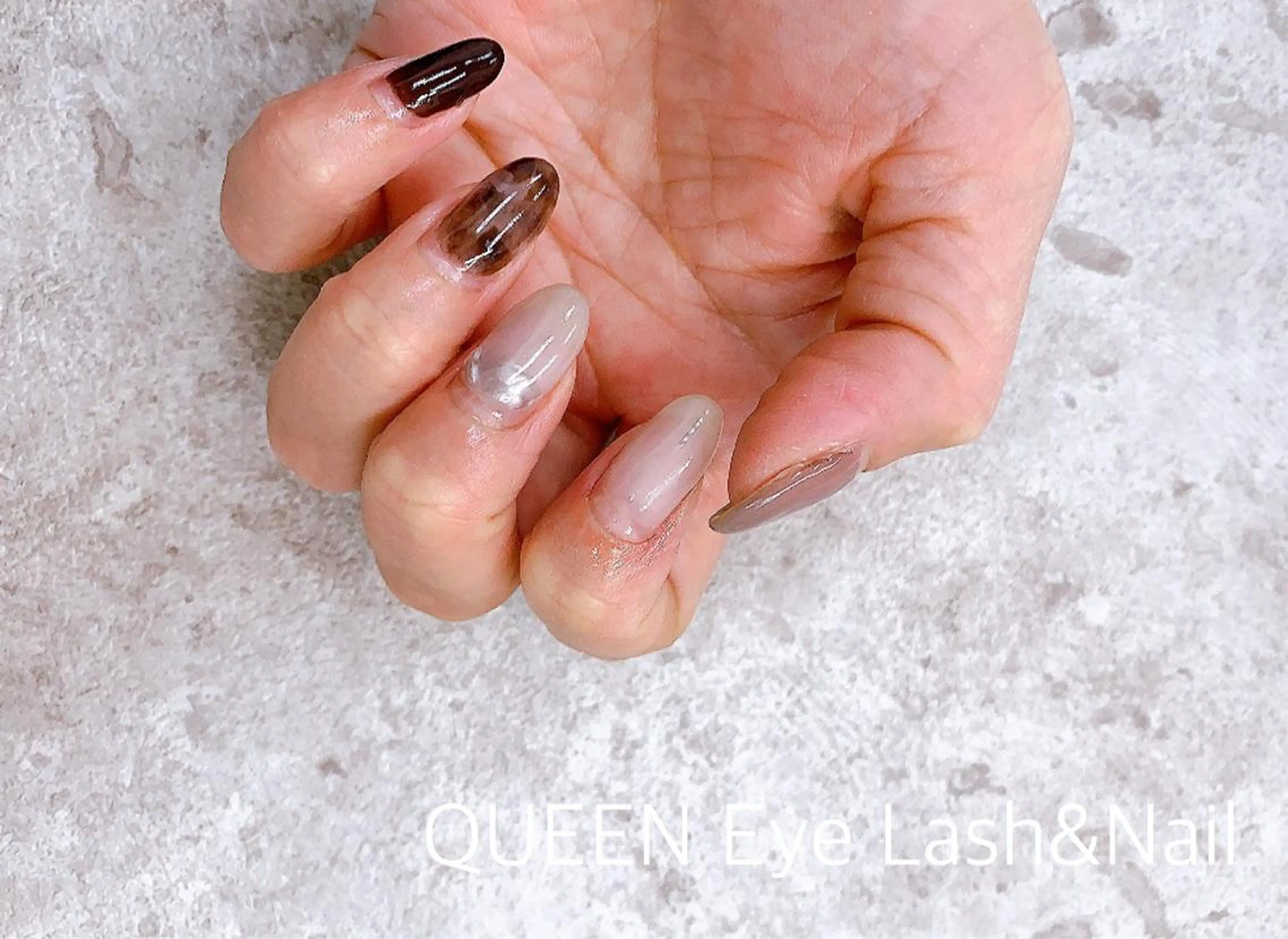 ミディアム カラー ネイル Bloom Nail 桜井のネイルデザイン