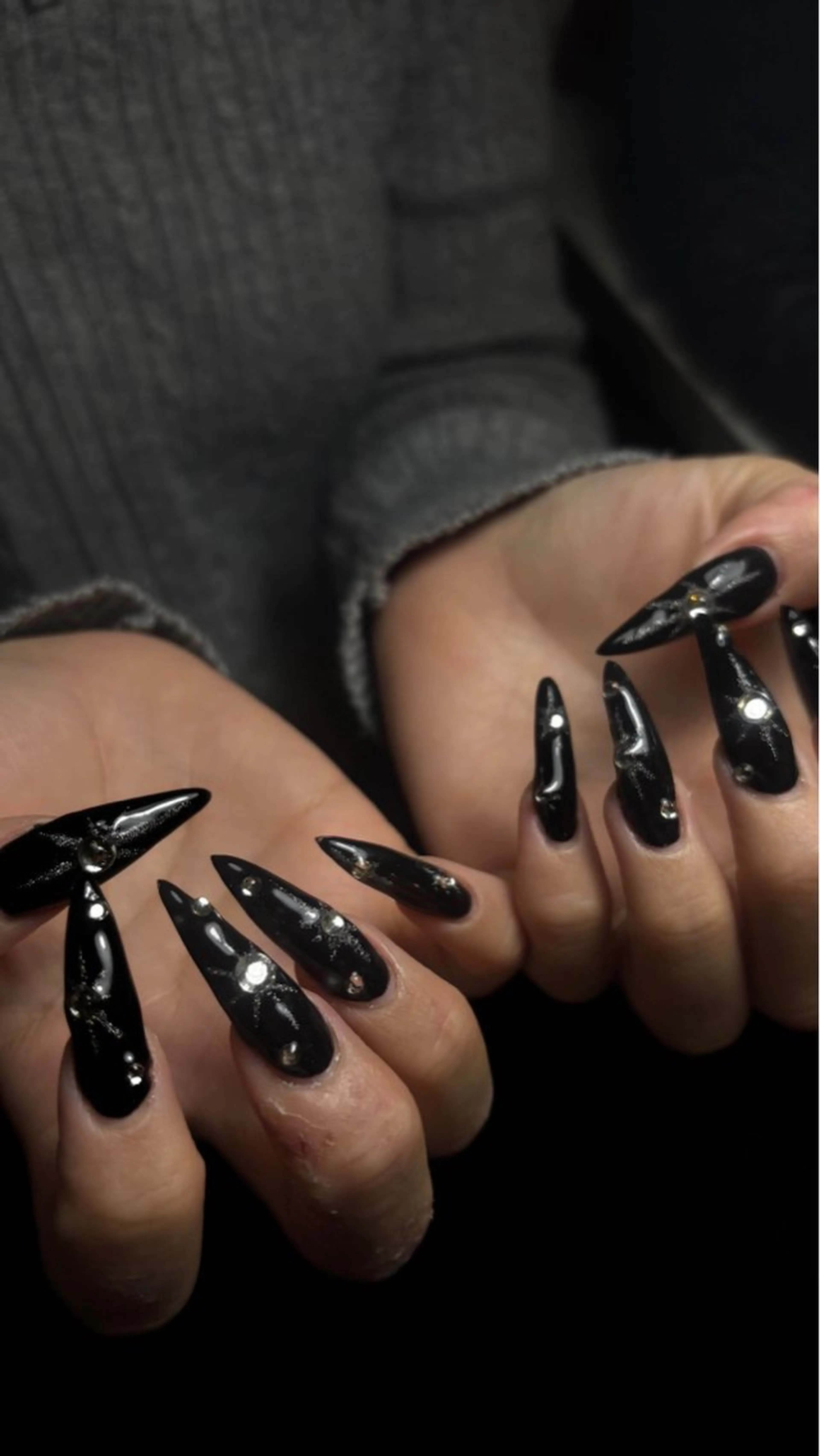 ネイル ロングネイル ハンドネイル Lillion sakiのネイルデザイン