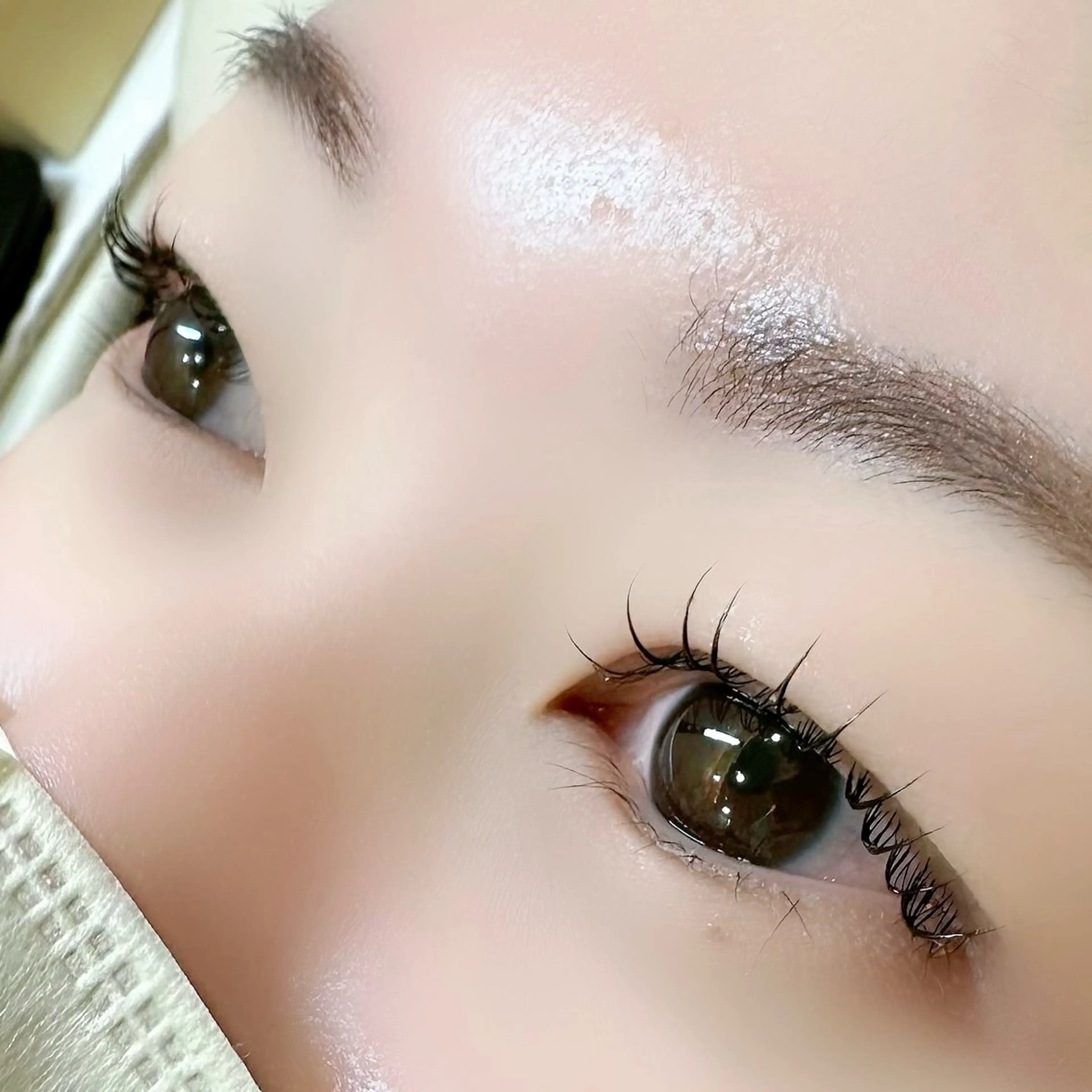 マツエク・マツパ 一重×まつ毛パーマ マツパ OPS hair ミクのマツエク・マツパデザイン