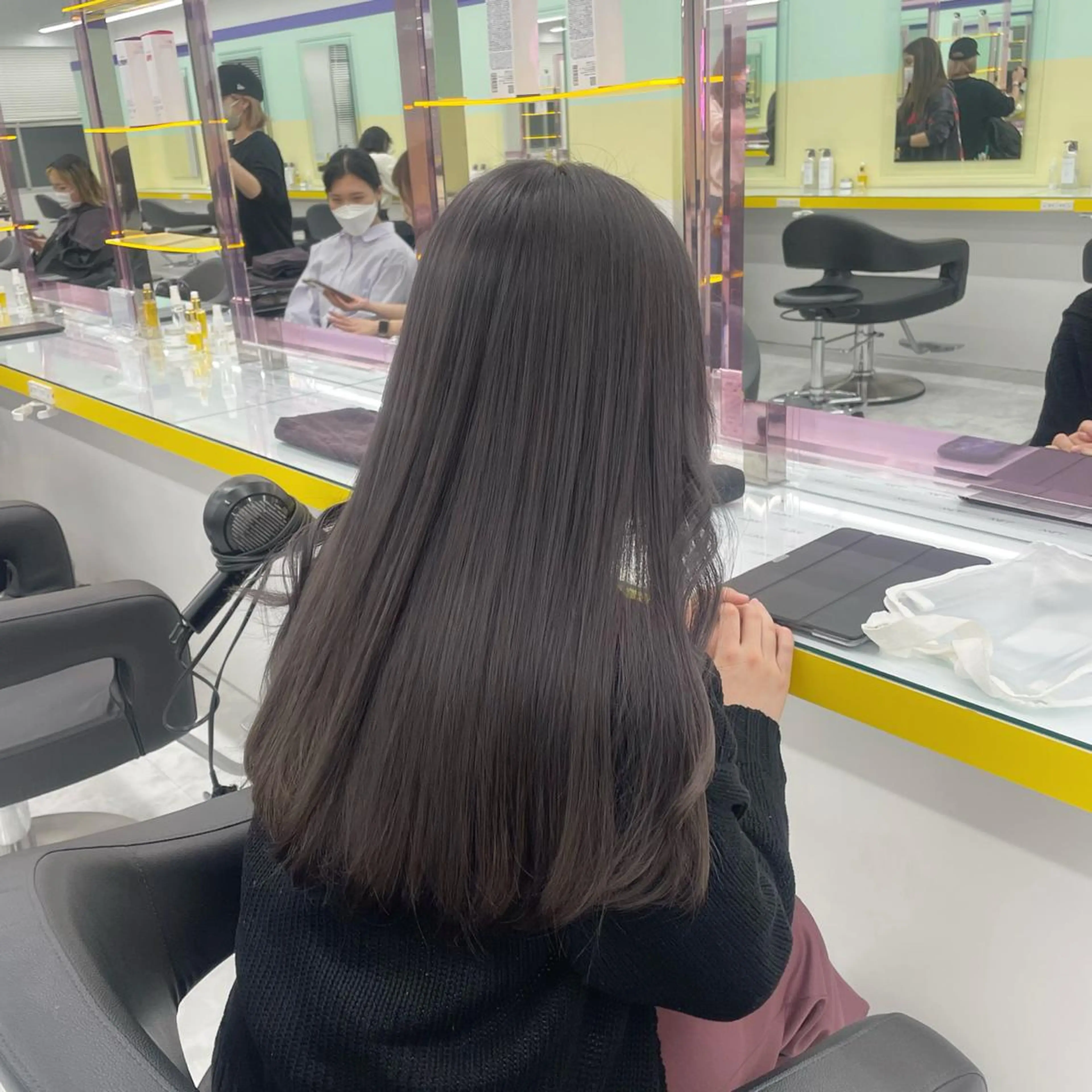 ロング 🤍韓国トレンド ヘア🤍miku🤍のヘアスタイル