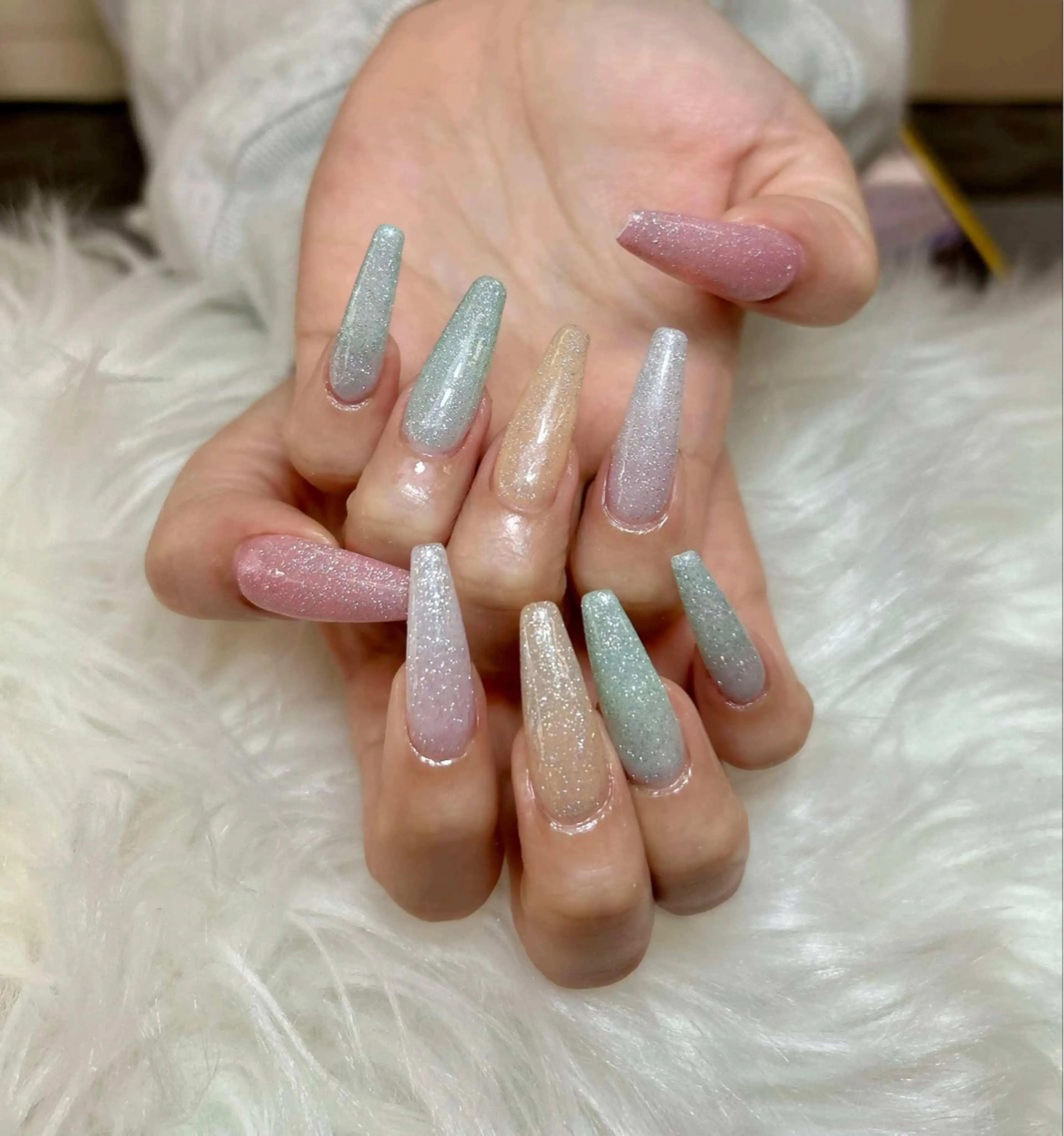 ロング 韓国風ヘア ロング Lee _nailのネイルデザイン