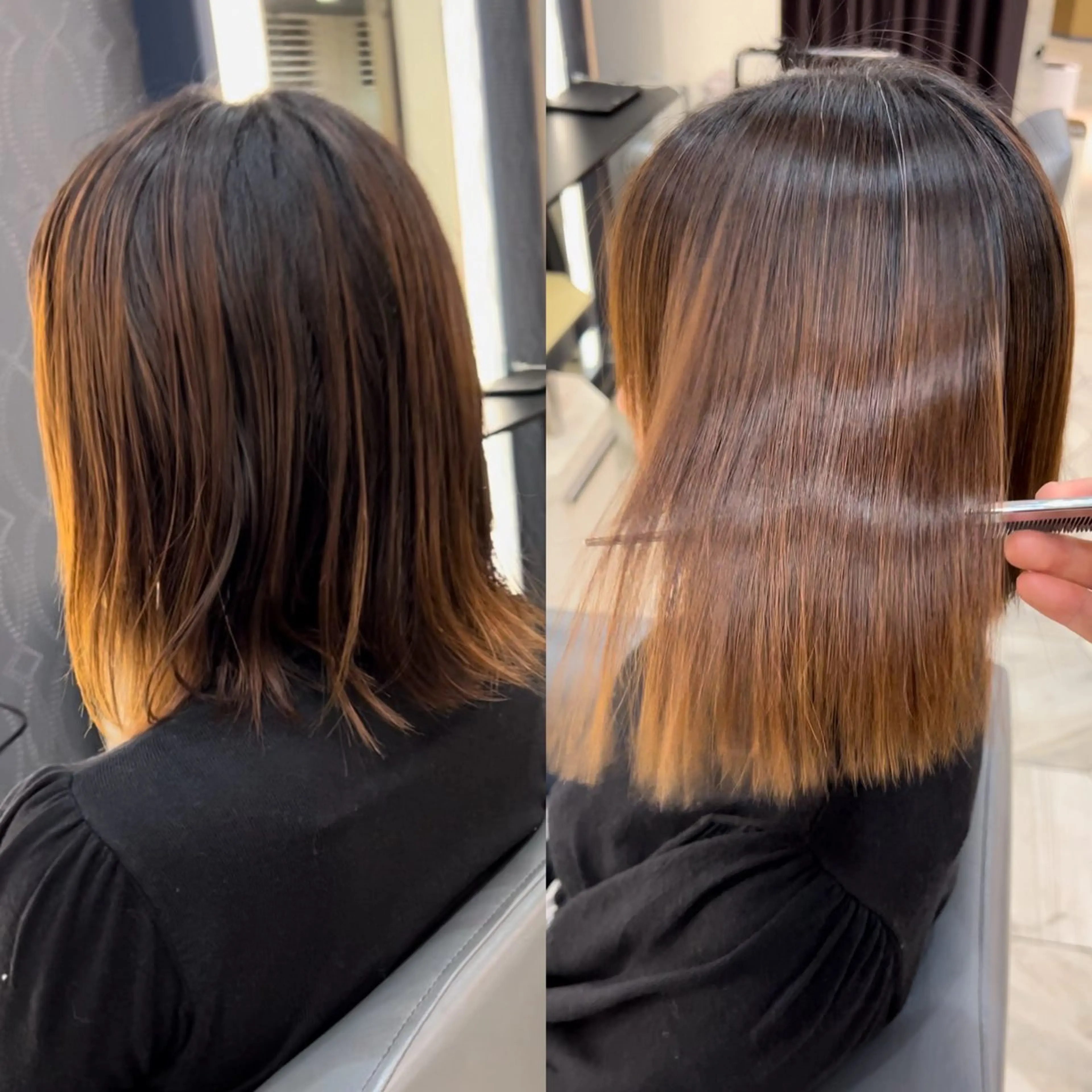 ショート パーマ 縮毛矯正 トリートメント 🌈髪質改善特化🌈 縮毛矯正/原口純平のヘアスタイル