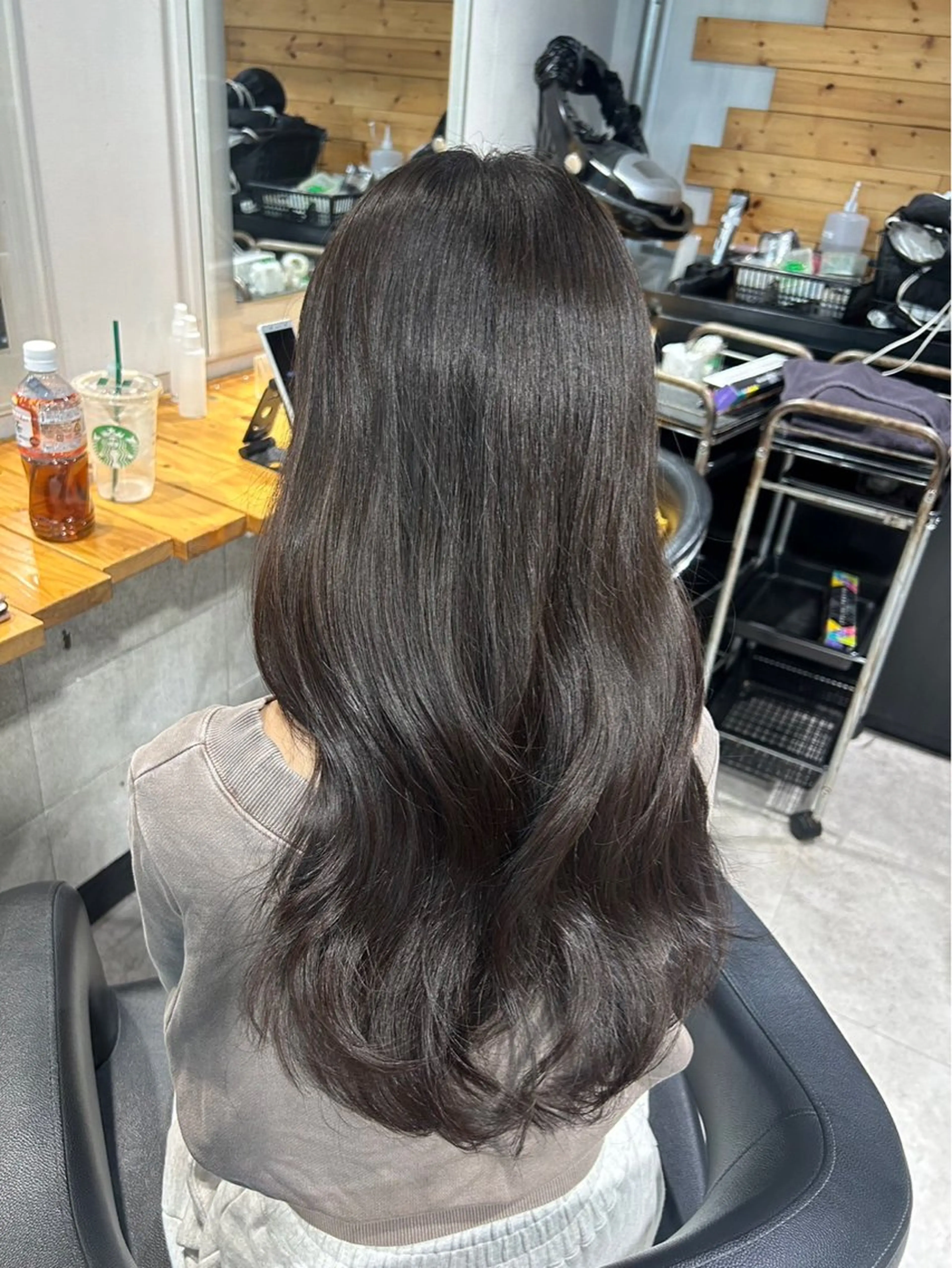 ロング カット ヘアカラー ヘッドスパ 韓国Style♡ Nanami🇰🇷のヘアスタイル