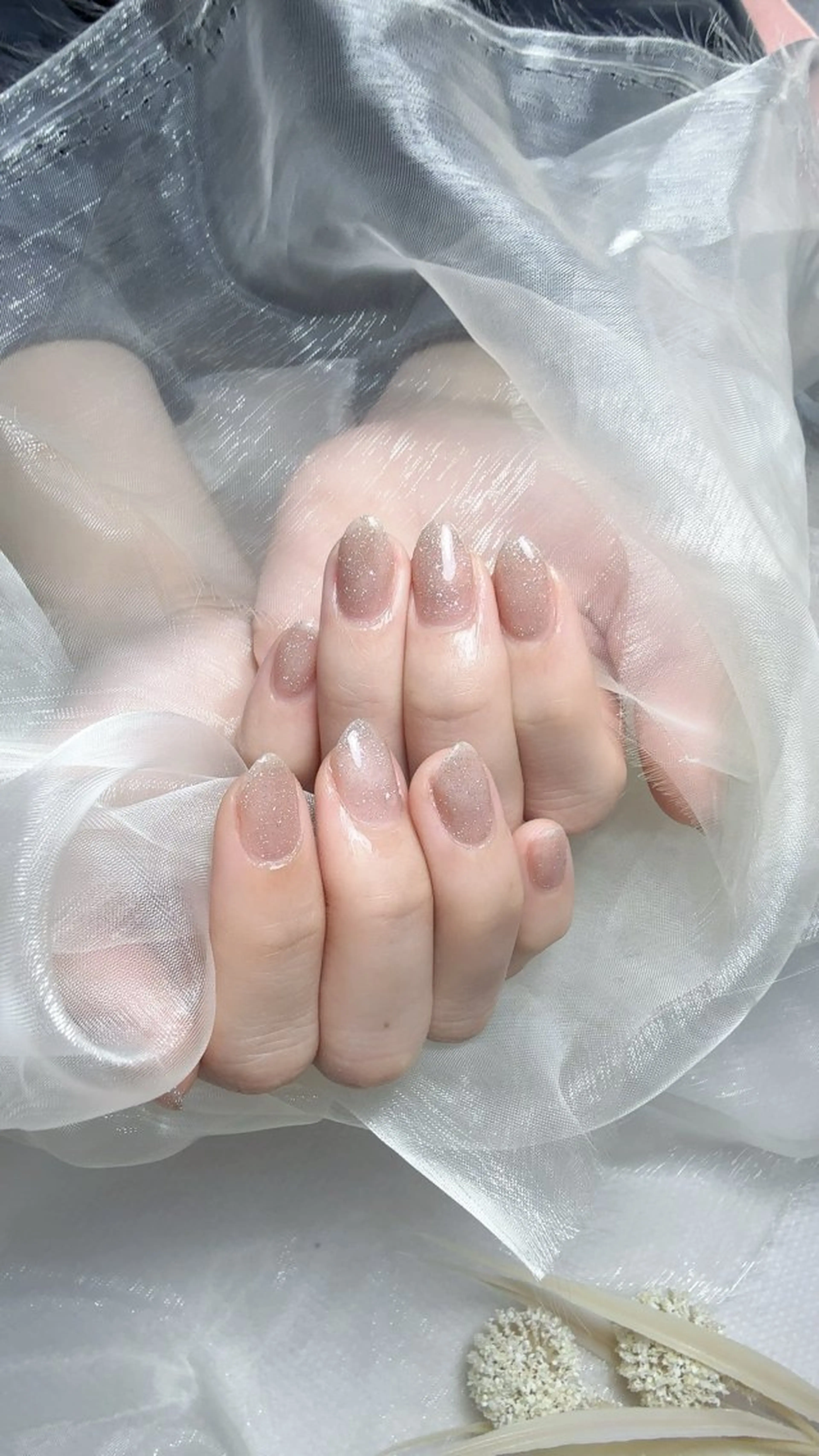 ネイル チークネイル 長さ出し フットネイル フレンチネイル ジェルネイル Han Evelynのネイルデザイン