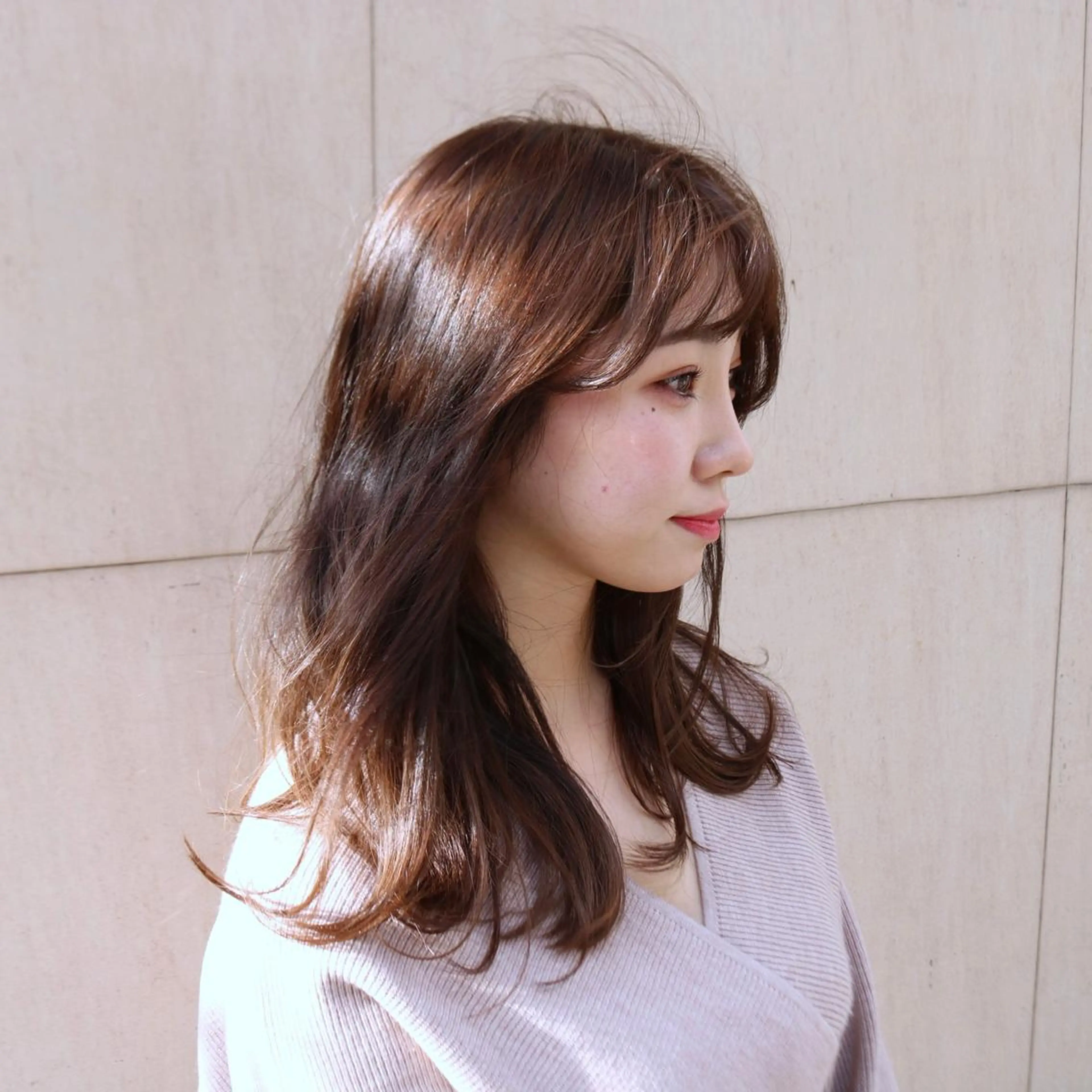 ミディアム カラー fiica （フィーカ）所属・金子侑史 /縮毛矯正の人のヘアスタイル