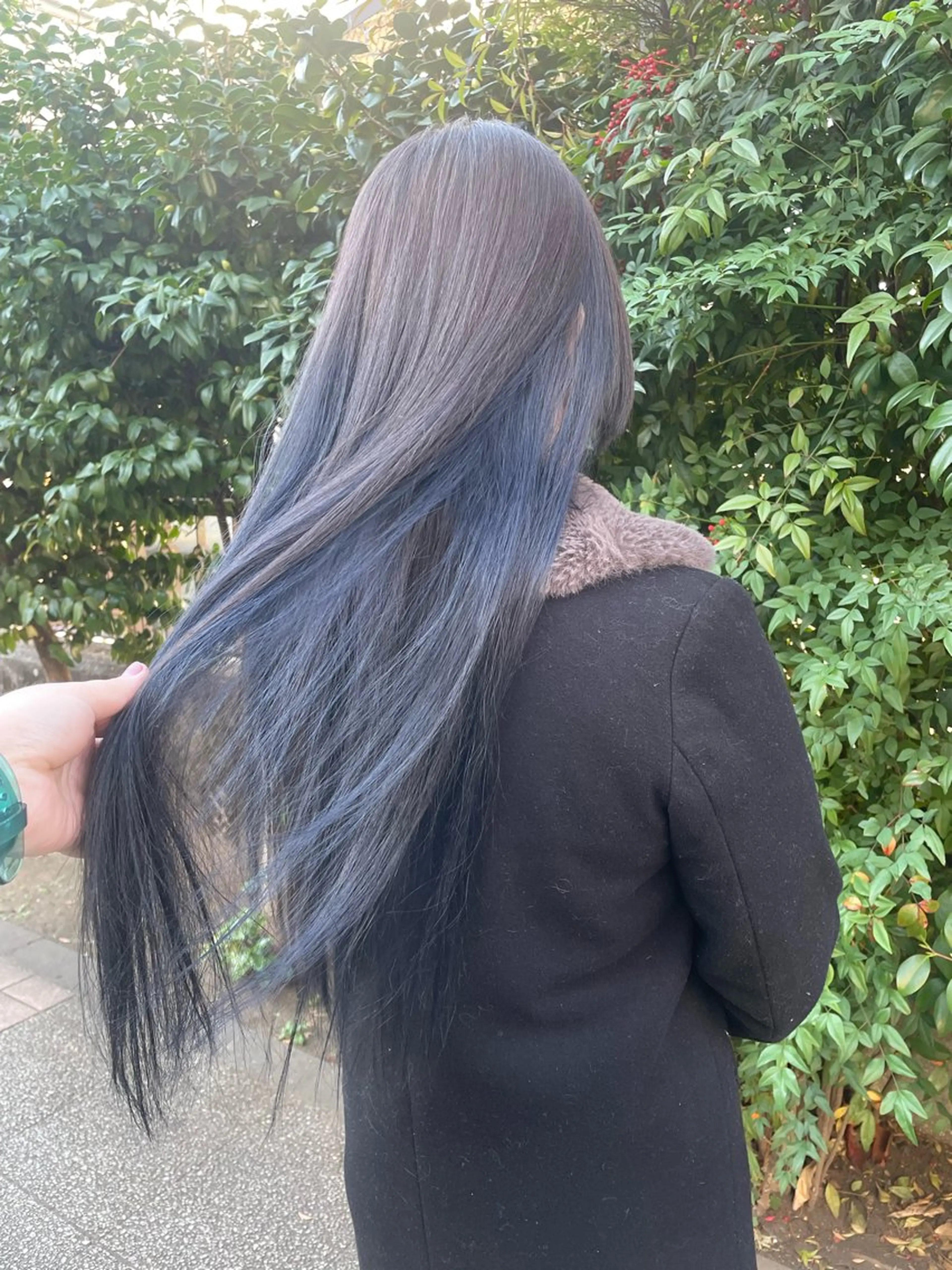 ロング カラー ブルーカラー インナーカラー ネイビーカラー トリートメント 👑派手髪/カット 👑ANRYのヘアスタイル