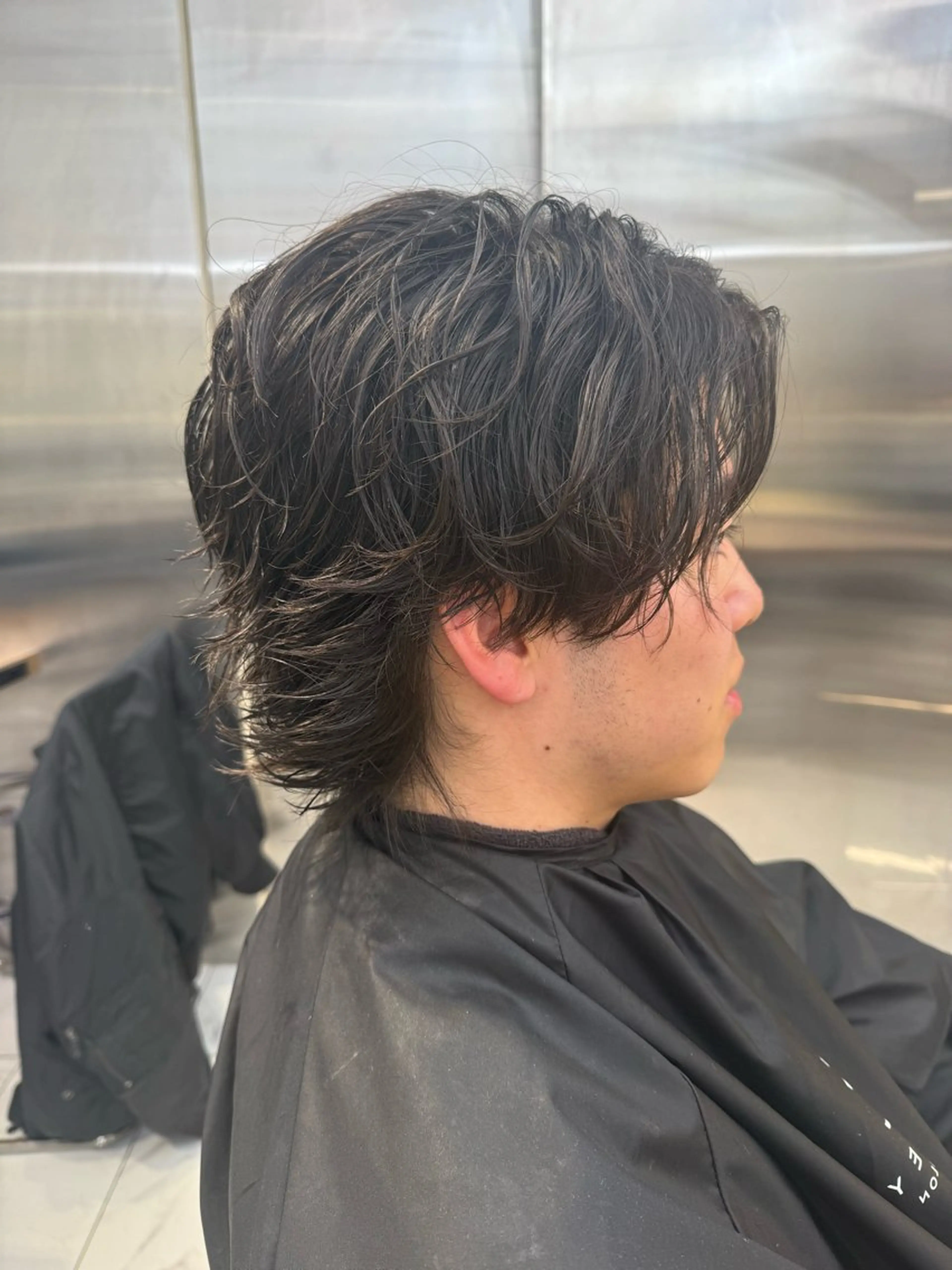 メンズ メンズパーマ パーマ ⭐️曲がる縮毛矯正 パーマモデル募集中のヘアスタイル