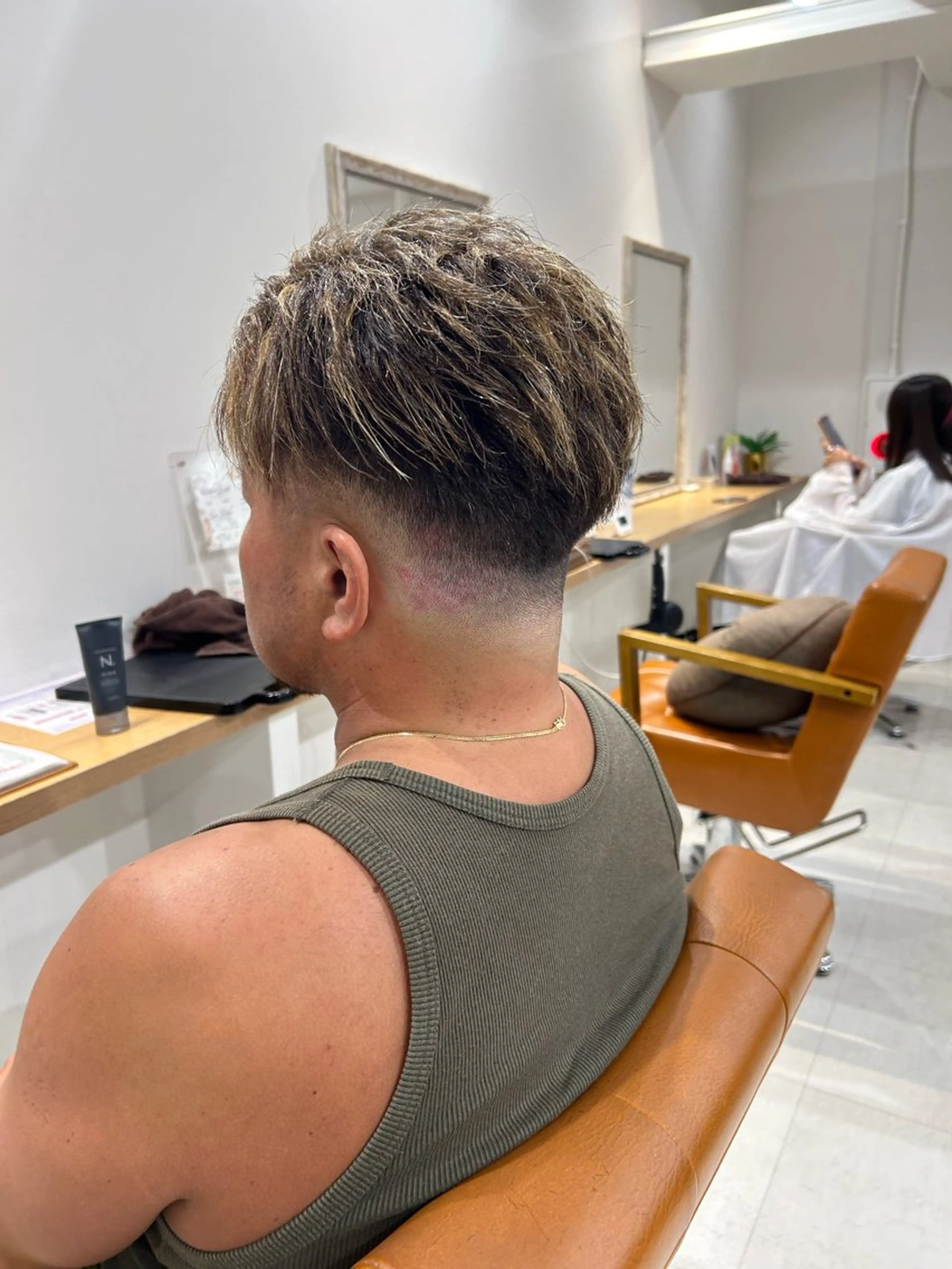 ショート カラー メンズ 山﨑 燦人のヘアスタイル