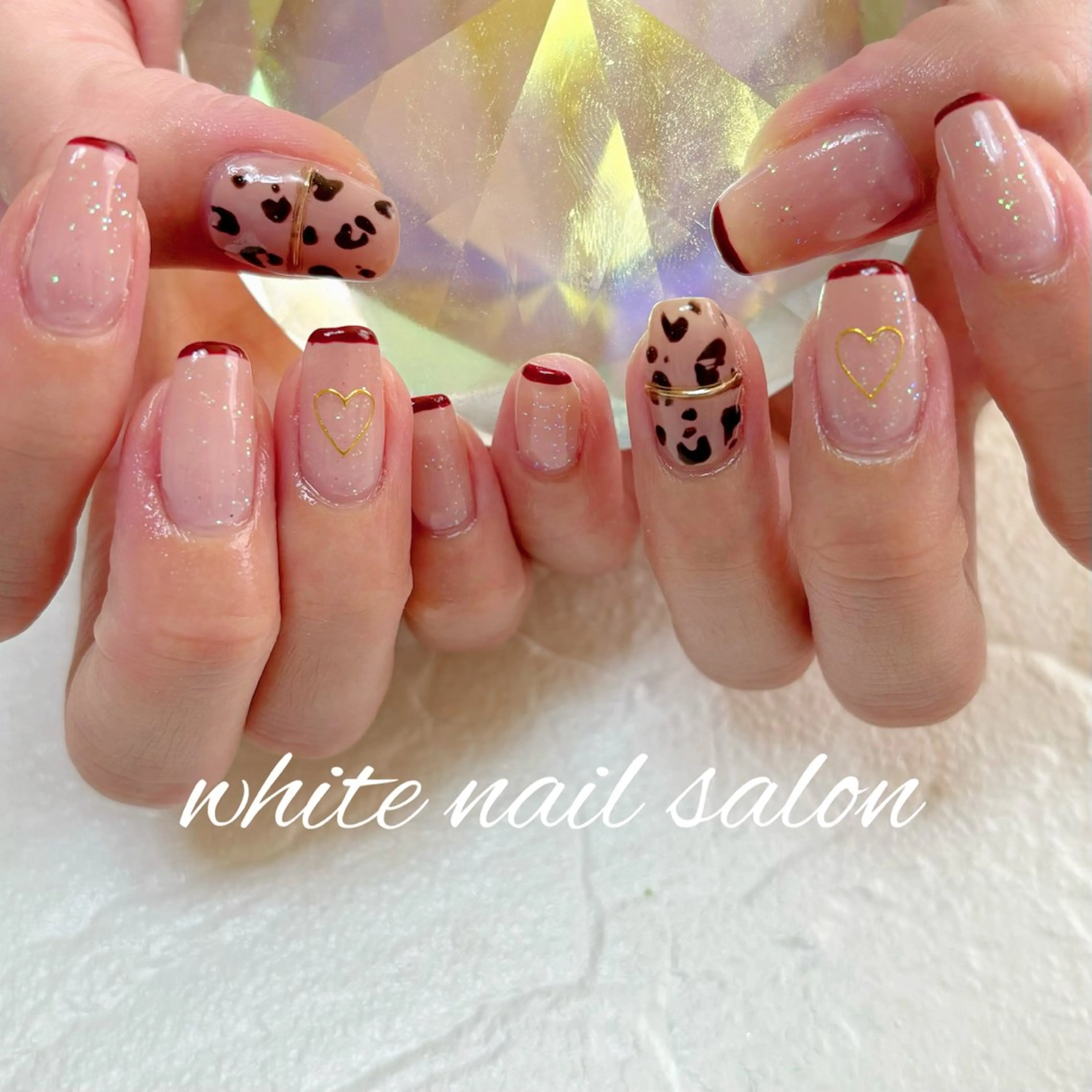 ネイル フットネイル 持ち込み ハンドネイル white nail salonのネイルデザイン