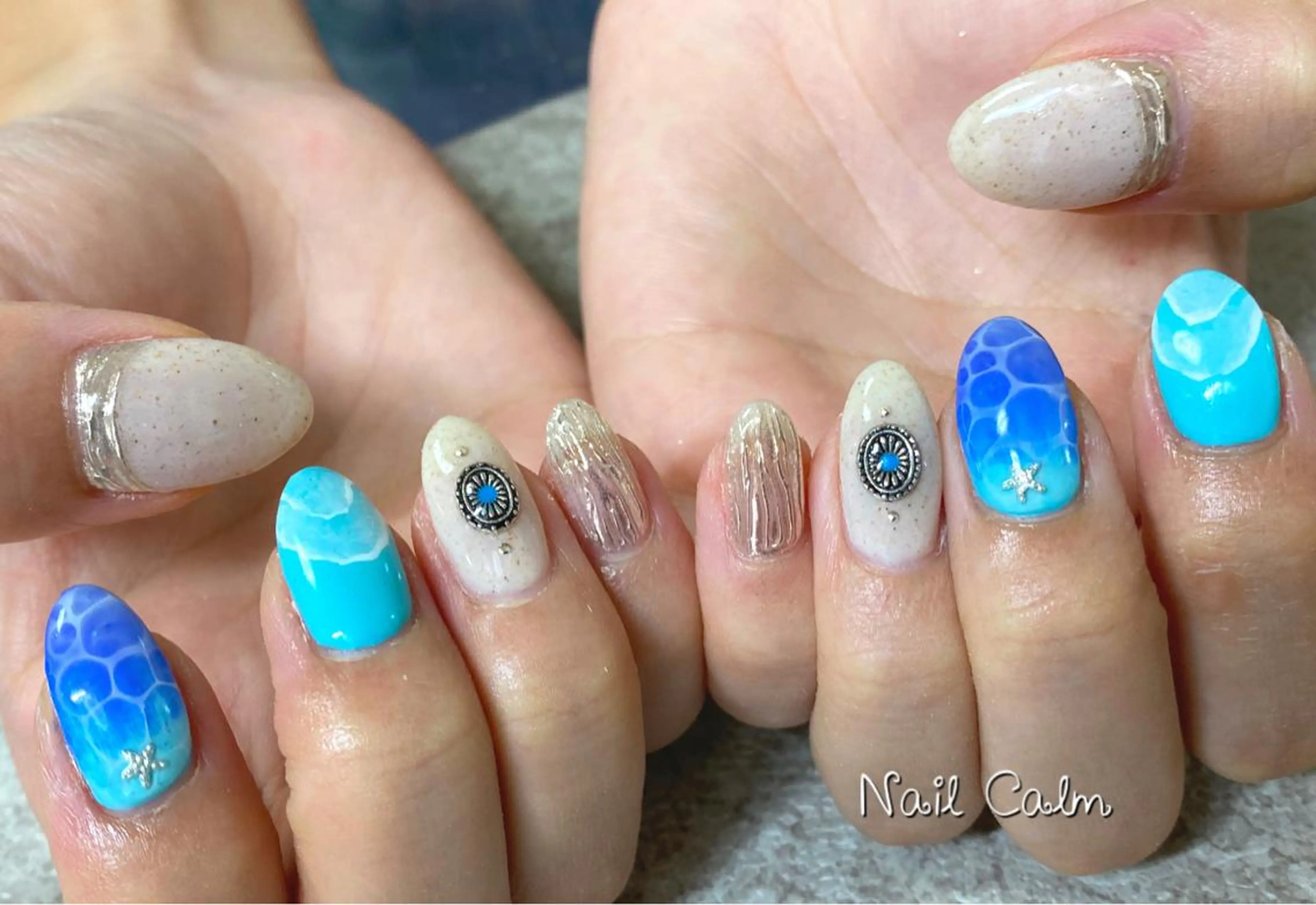 ネイル アートネイル ハンドネイル Nail Calm所属・プライベートサロン Calmのネイルデザイン