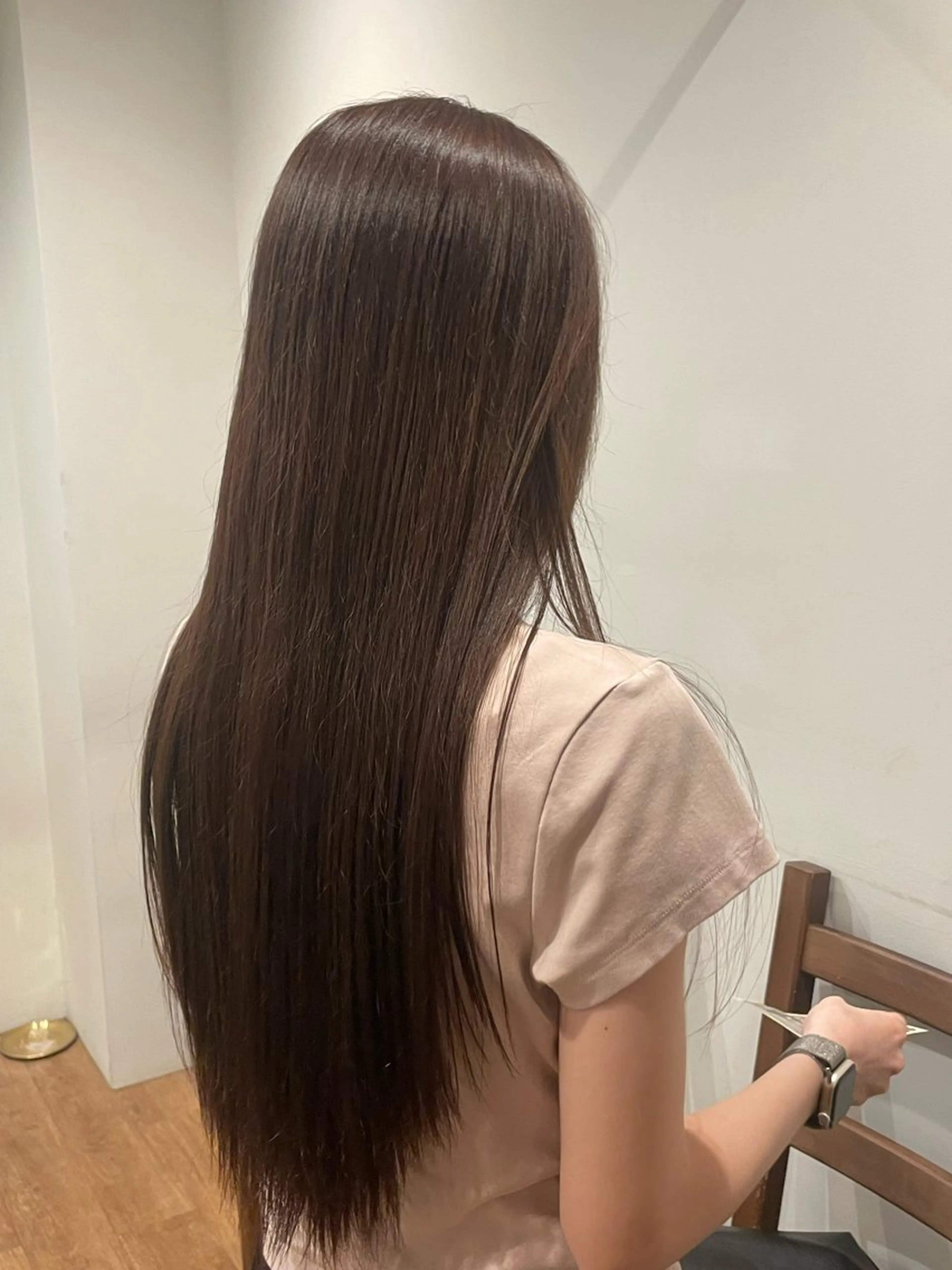 ロング カラー ブラウンカラー ナチュラルブラウン AmiLi Azusaのヘアスタイル