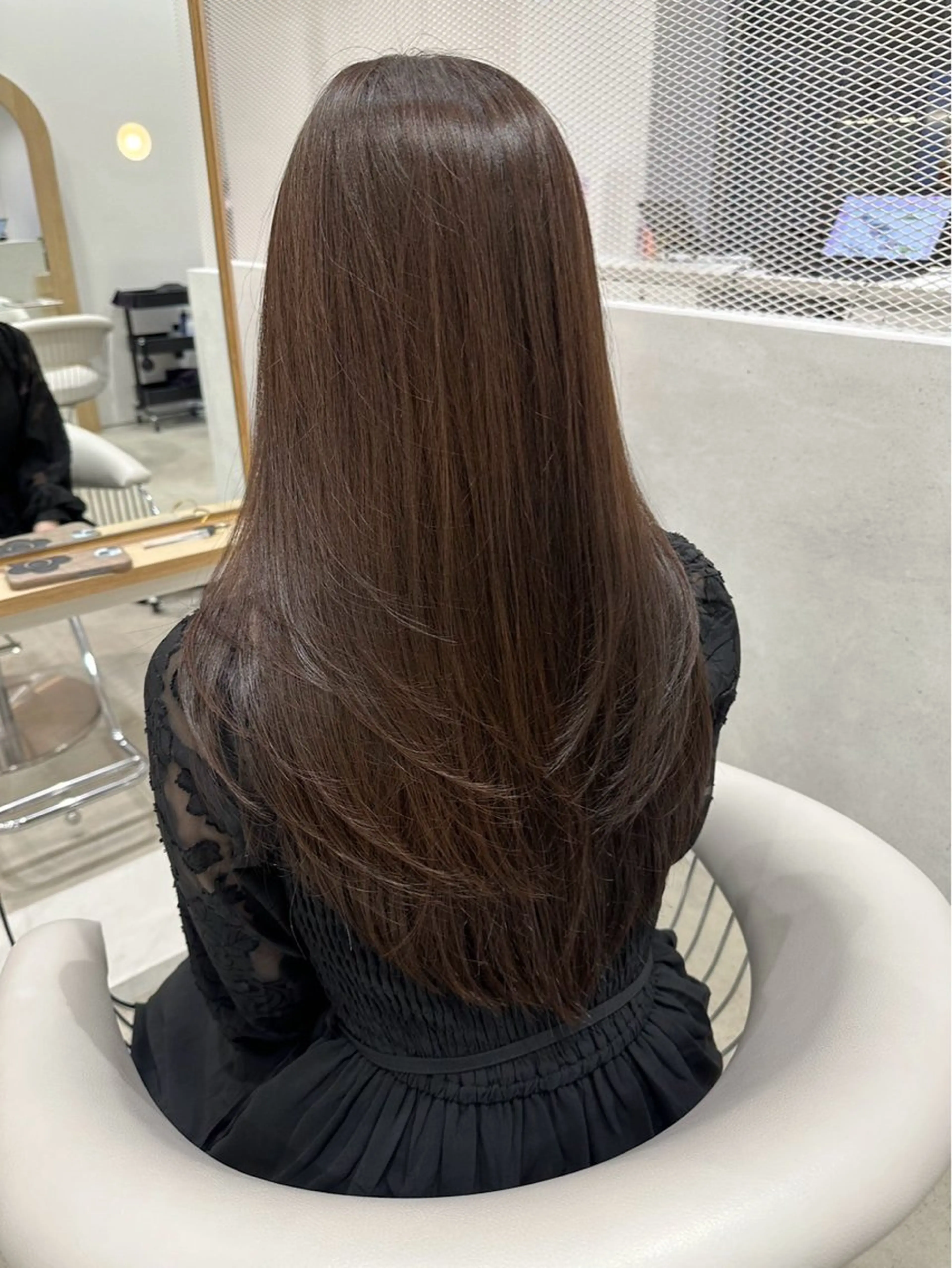 ロング カラー 韓国風ヘア レイヤーカット カット noe所属・ボブ/艶髪/栄/ 名古屋/COCOのヘアスタイル