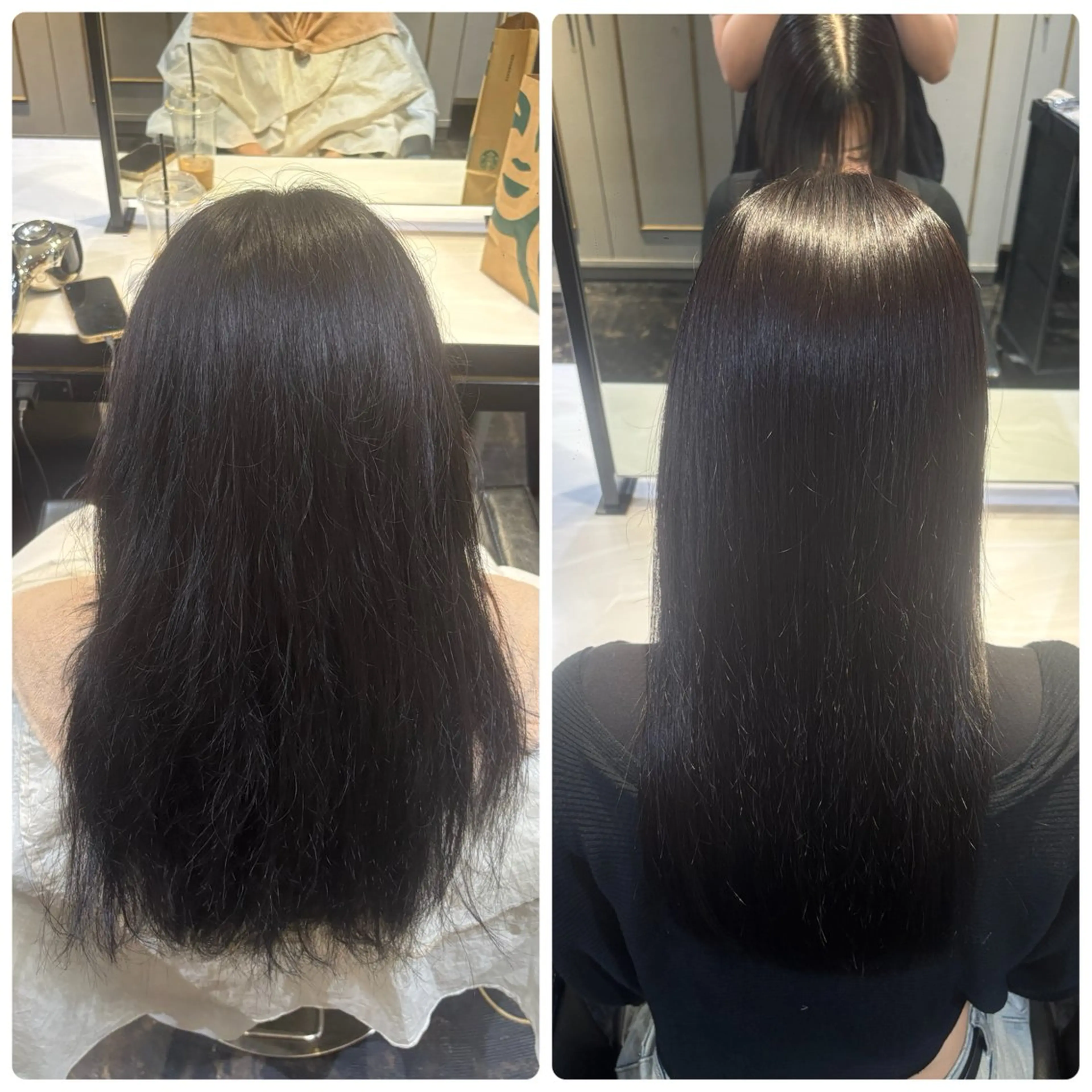 セミロング 縮毛矯正 トリートメント 🌟髪質改善🌟 みつきのヘアスタイル